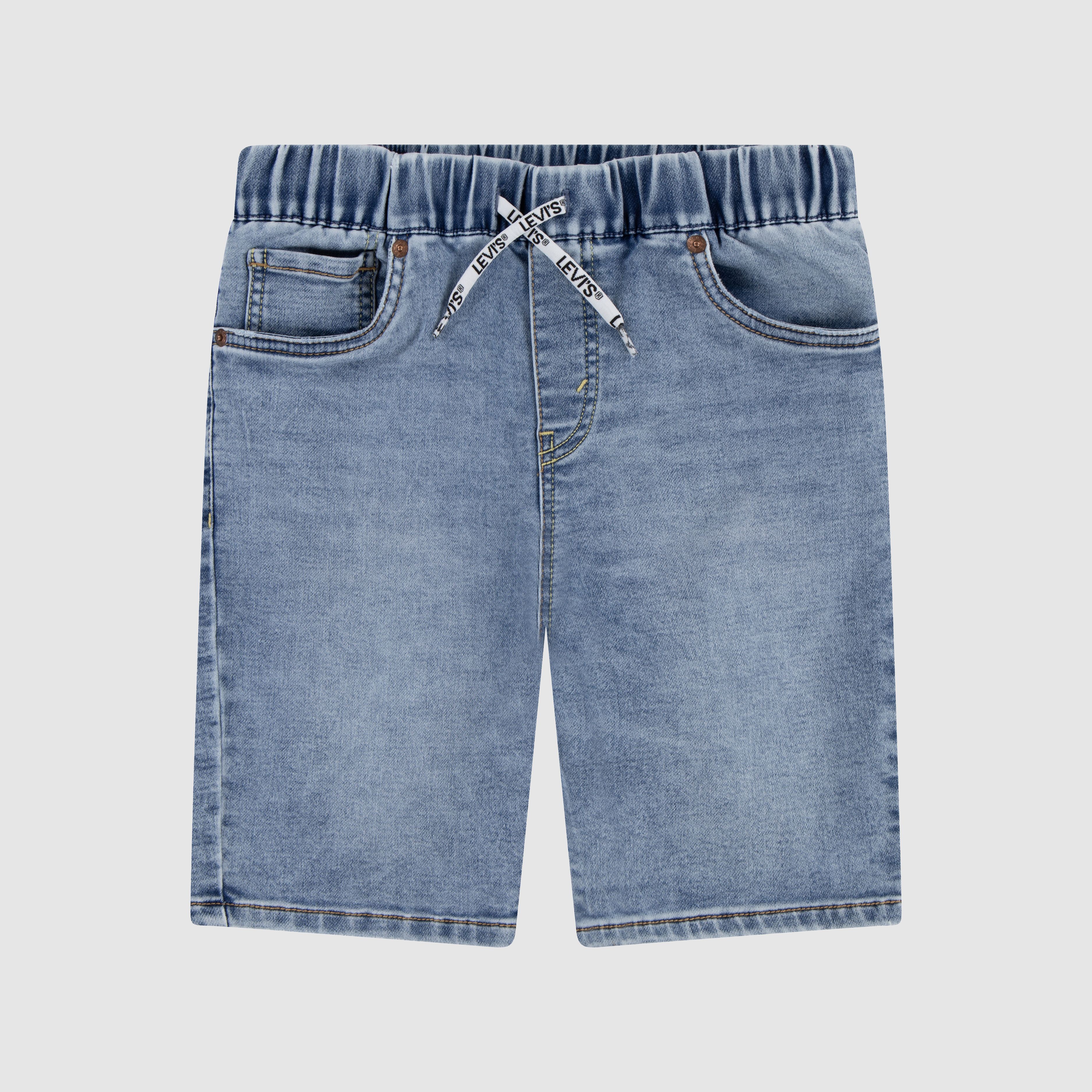 Kids Skinny Fit Pull On Dobby Shorts 7