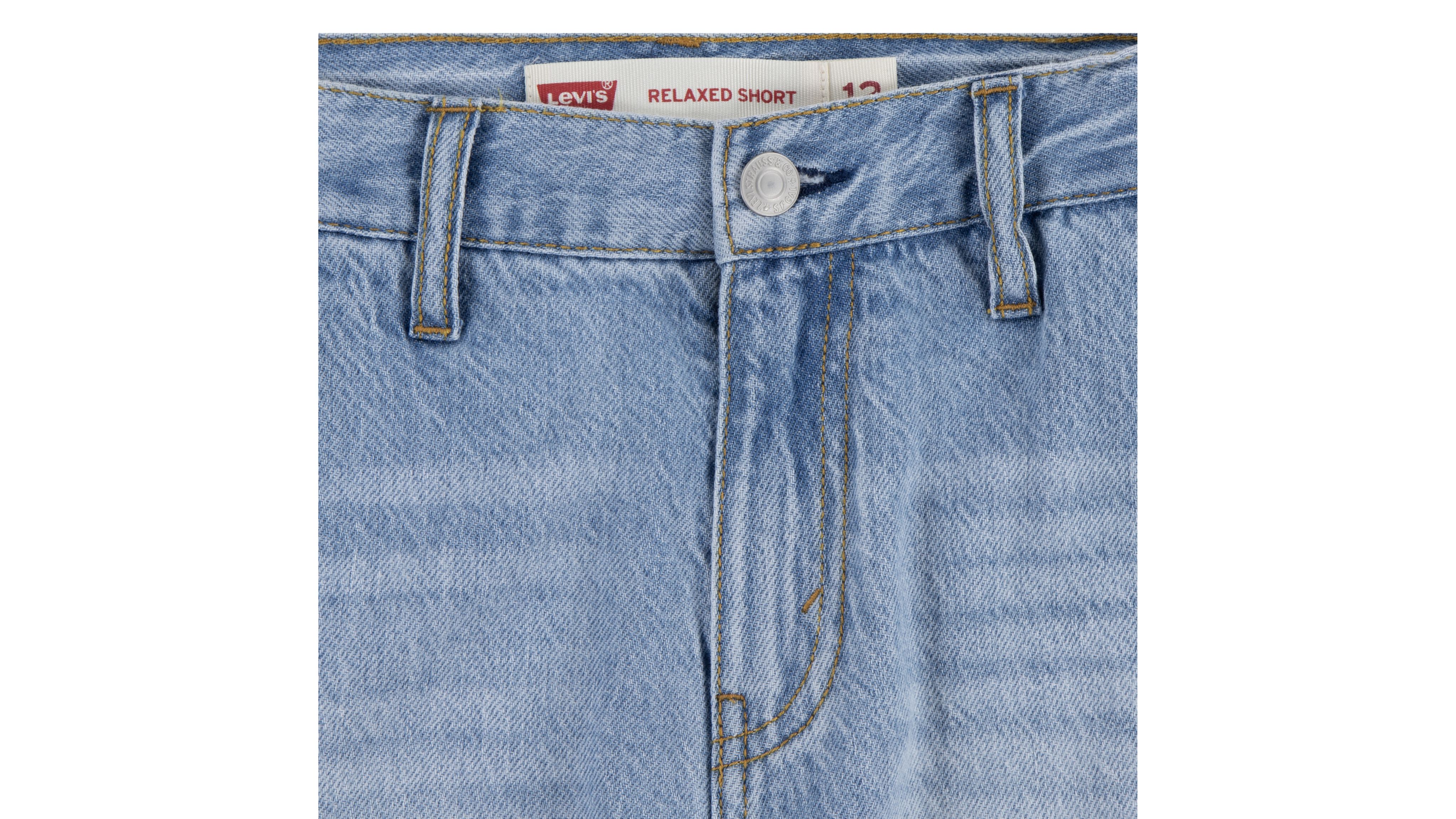 Kids Denim Cargo Shorts 6