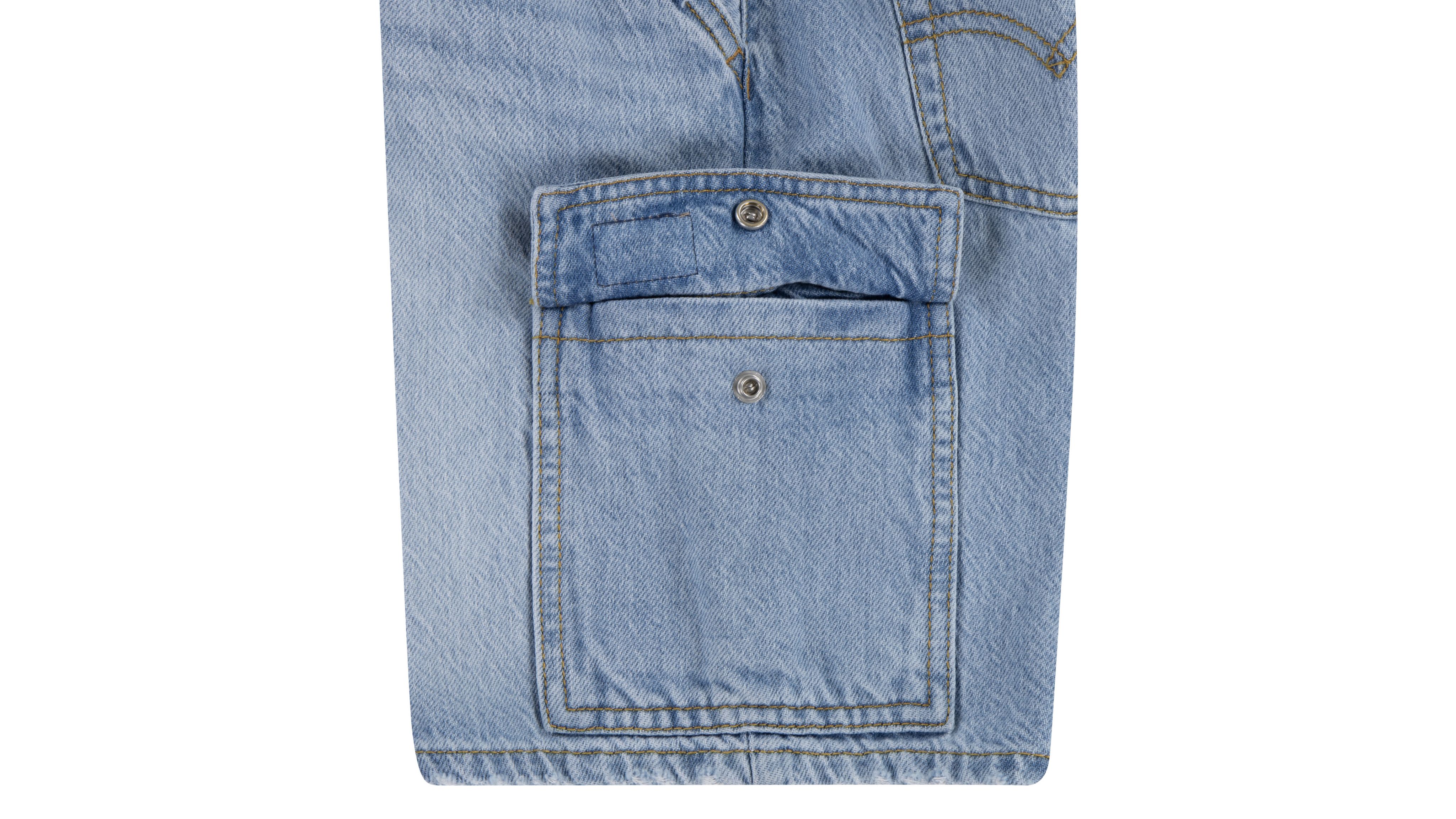 Kids Denim Cargo Shorts 10