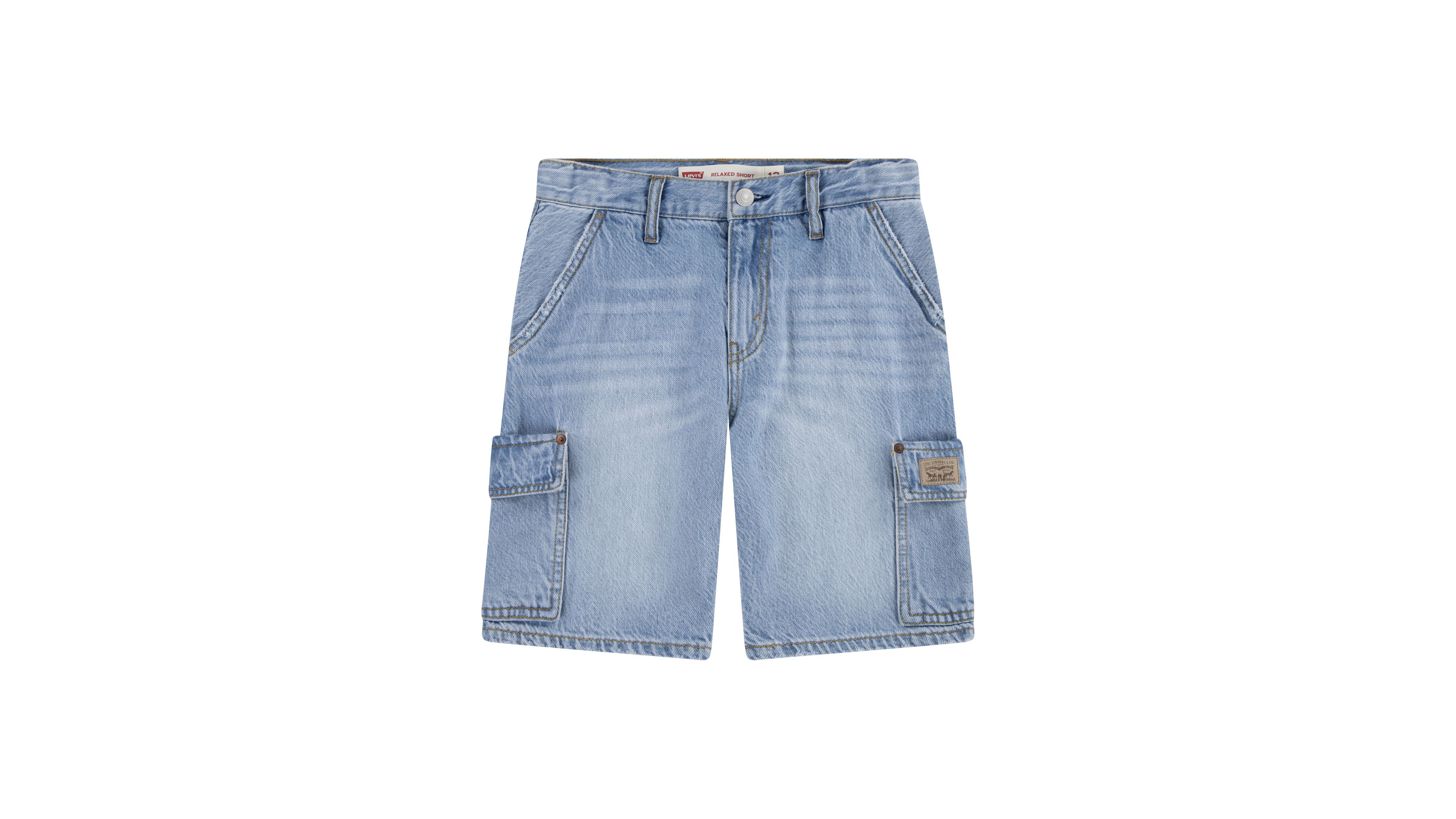 Kids Denim Cargo Shorts 4