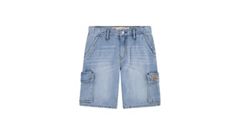 Kids Denim Cargo Shorts — From Scratch - Blue 4