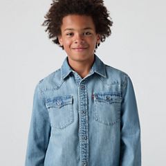 Teenager New Barstow Western Shirt — Vintage Stone - Neutral 3
