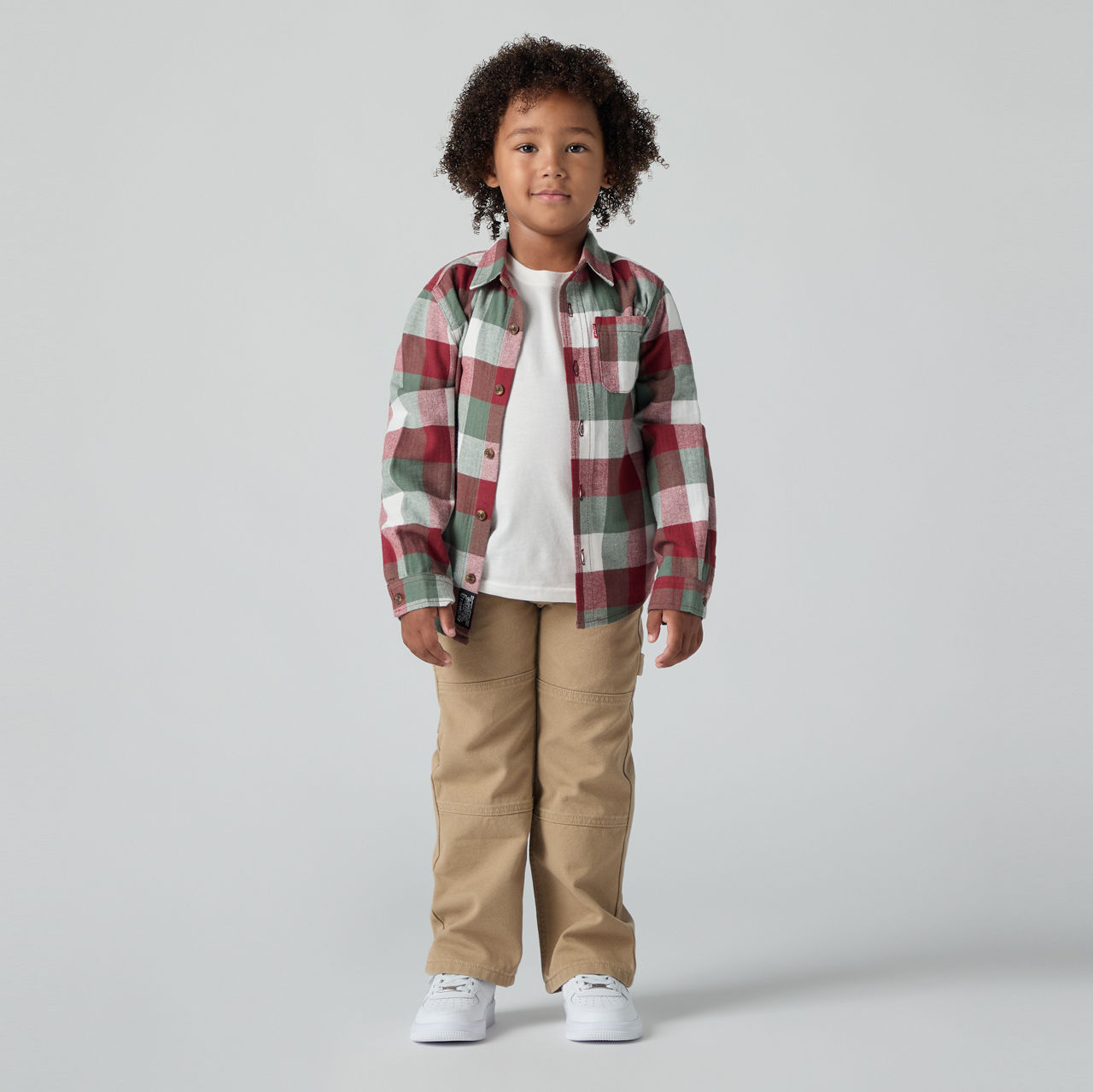 Camisa de franela a cuadros Buffalo infantil 3