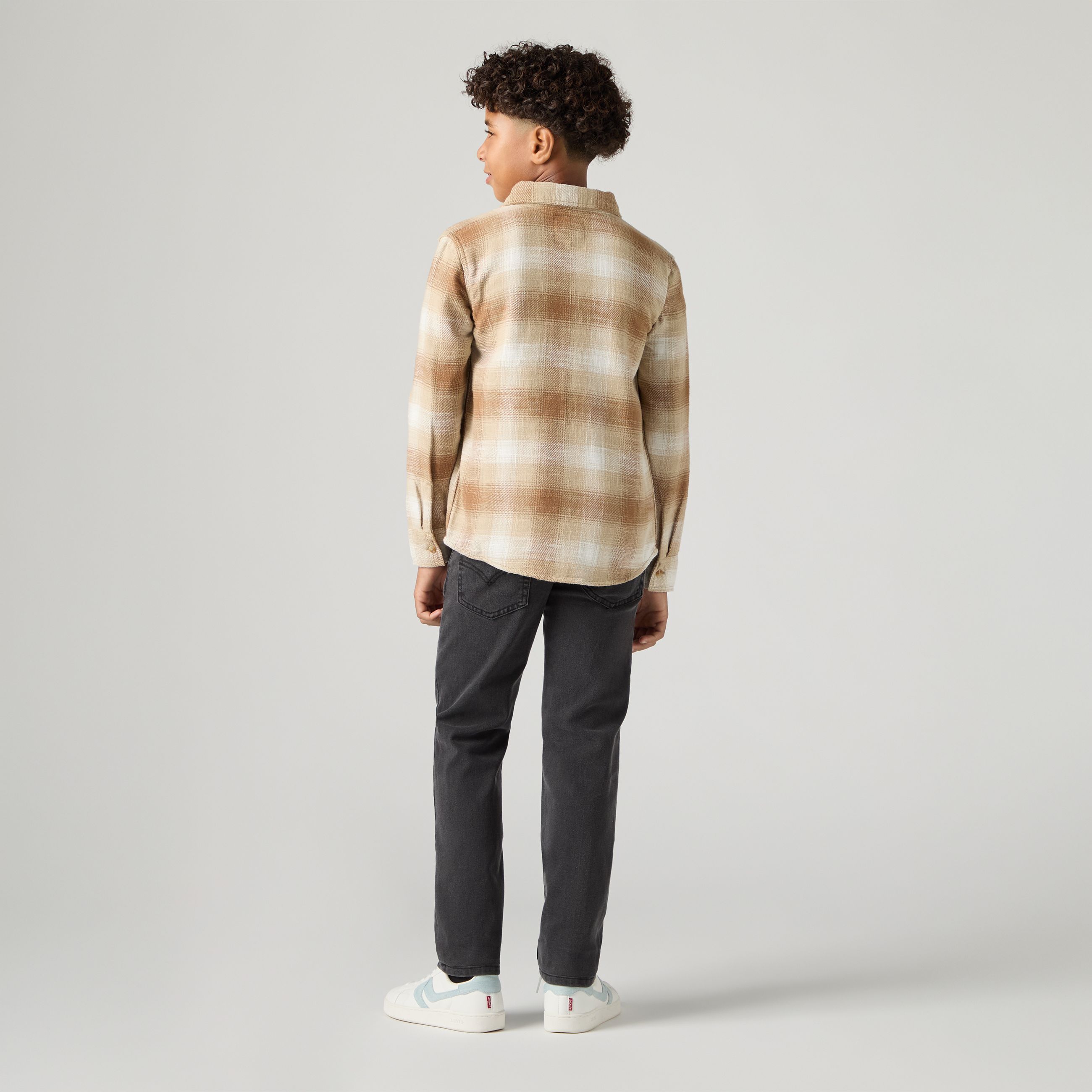 Teenager Shadow Plaid Shirt 3