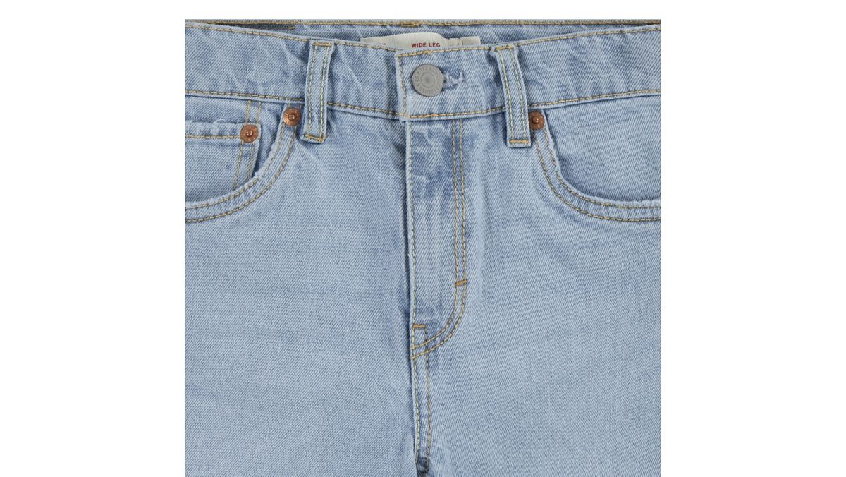 Kids Wide Leg Jeans — Ojai Luxor Last Stretch - Blue