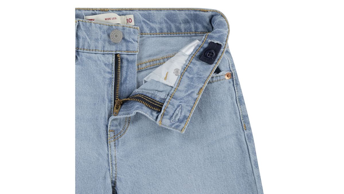 Kids Wide Leg Jeans — Ojai Luxor Last Stretch - Blue