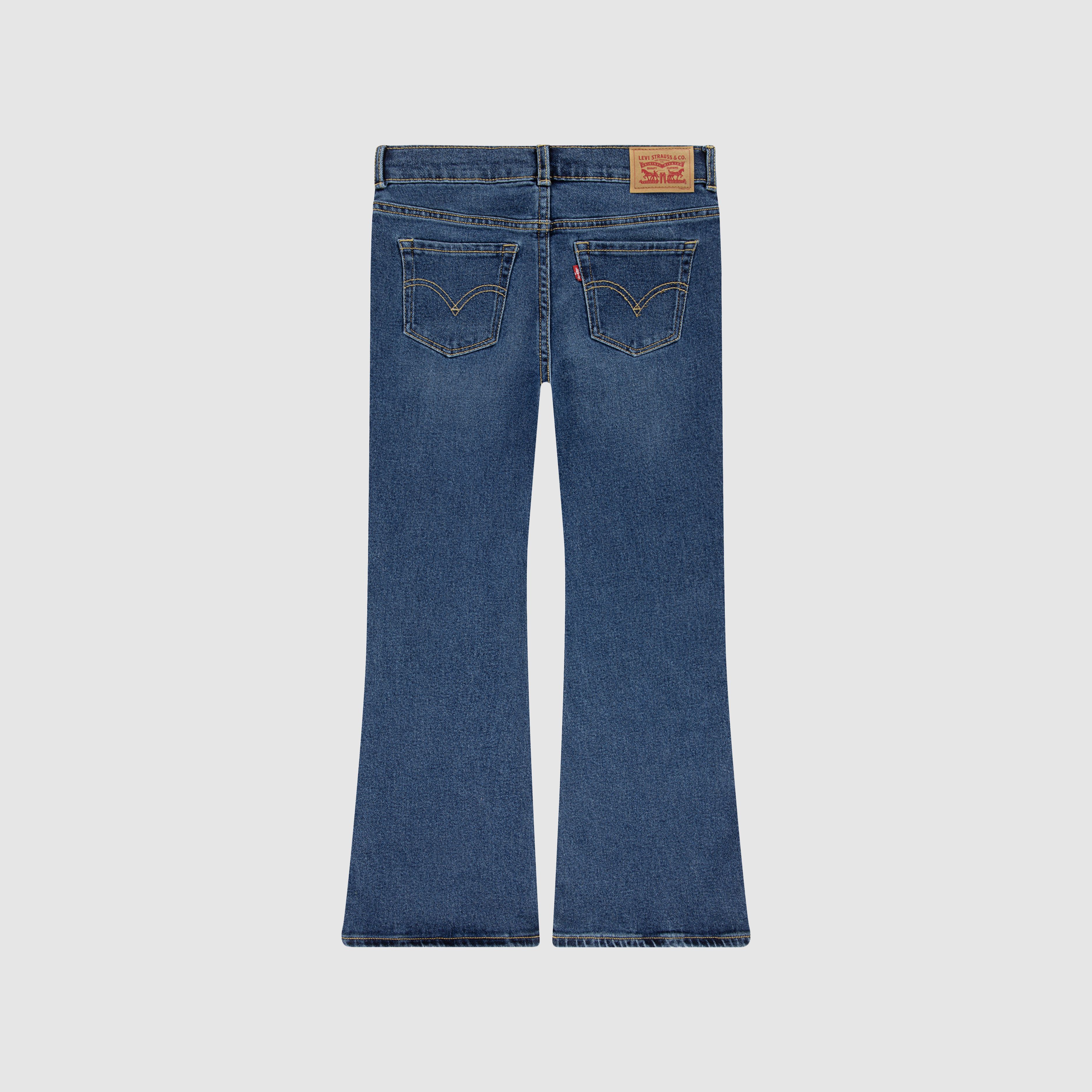 Kids High Rise Baggy Flared Jeans 2