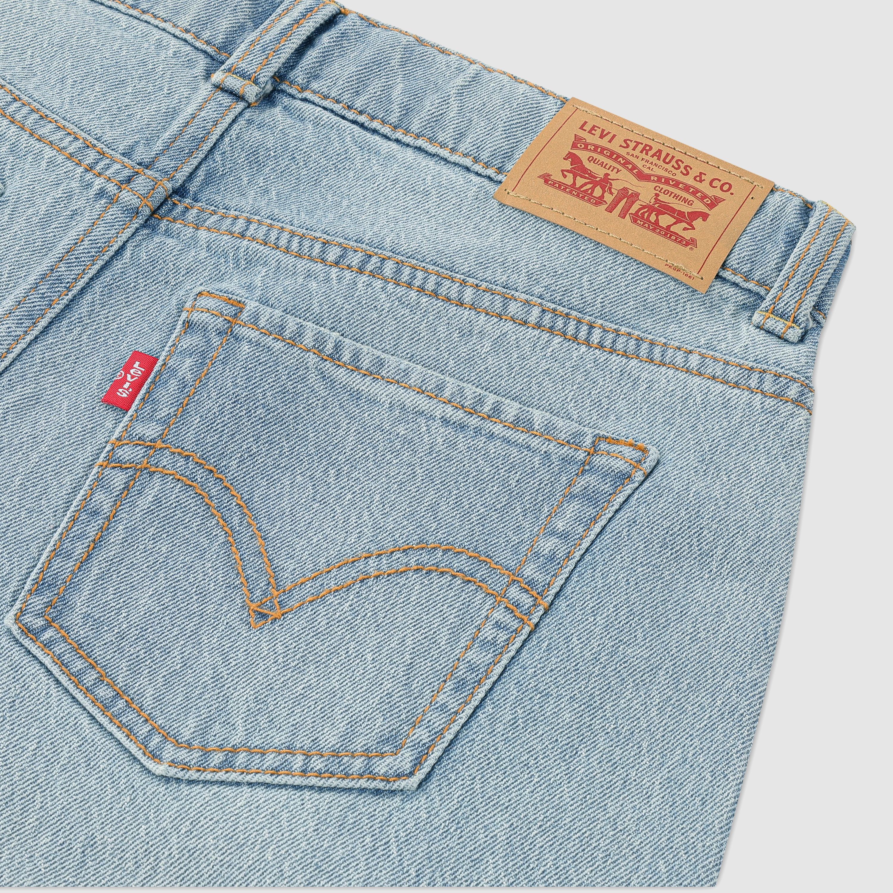 Kids High Rise Baggy Barrel Jeans 3