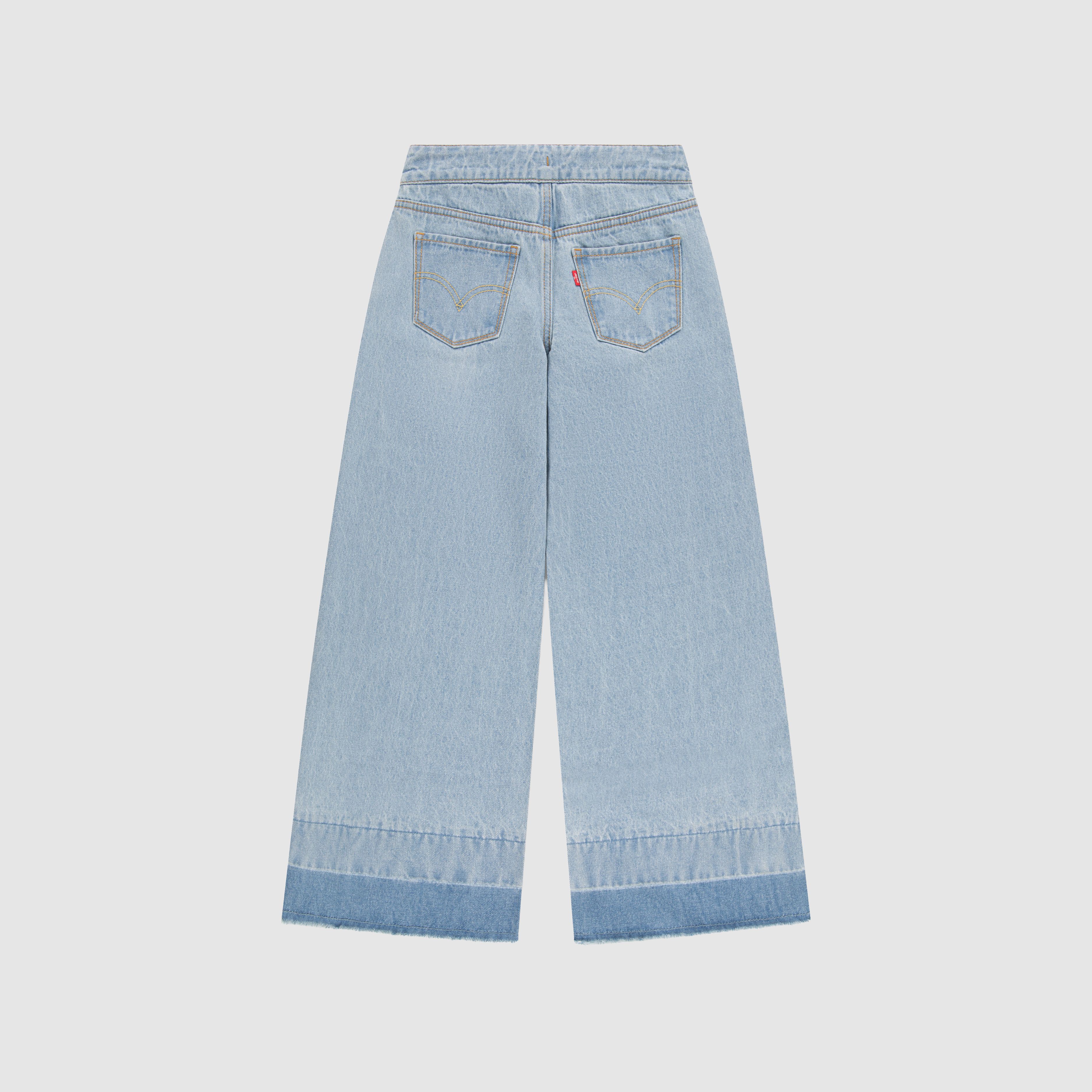 Teenager High Rise Braided Baggy Jeans 5
