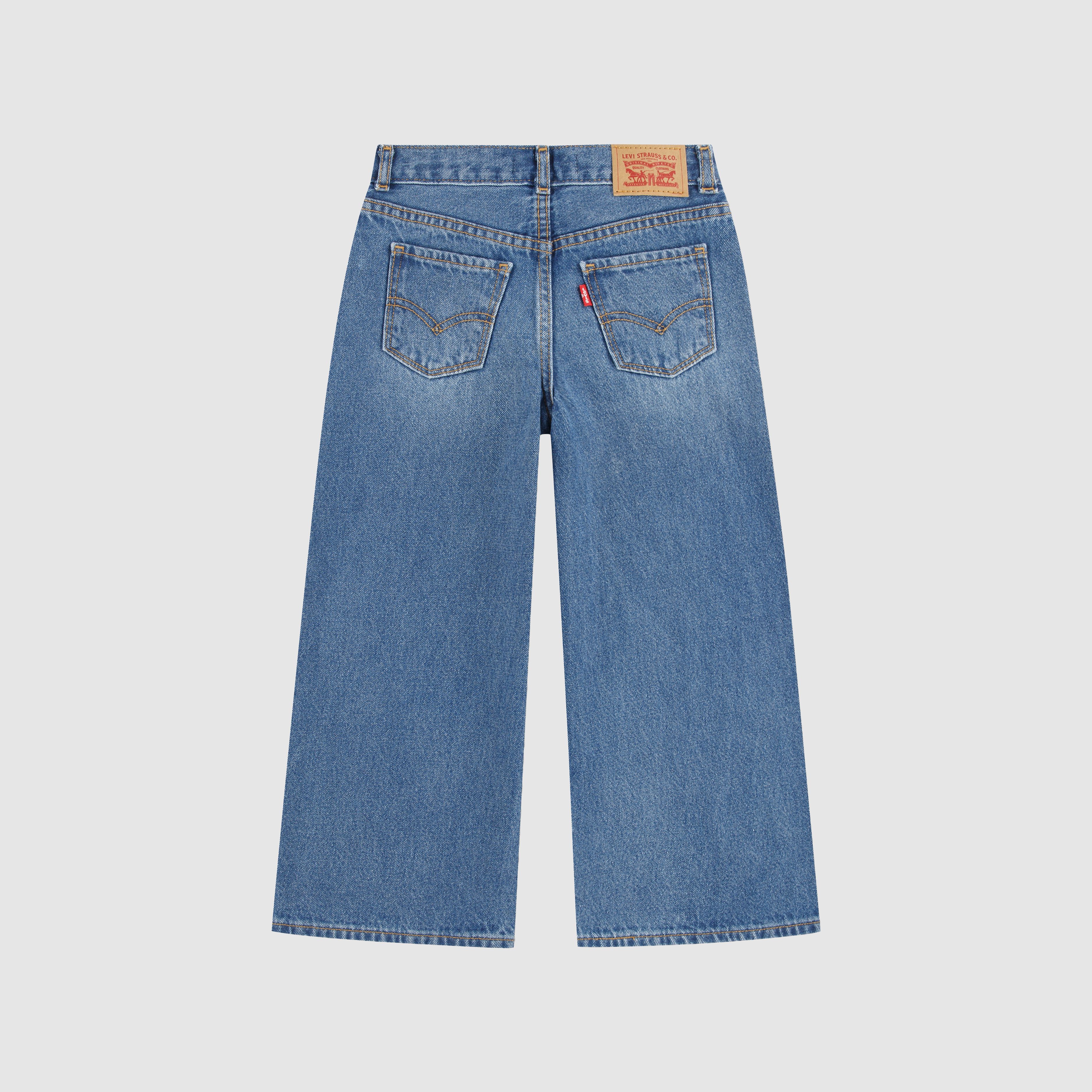 Teenager Embroidered High Rise Baggy Jeans 2