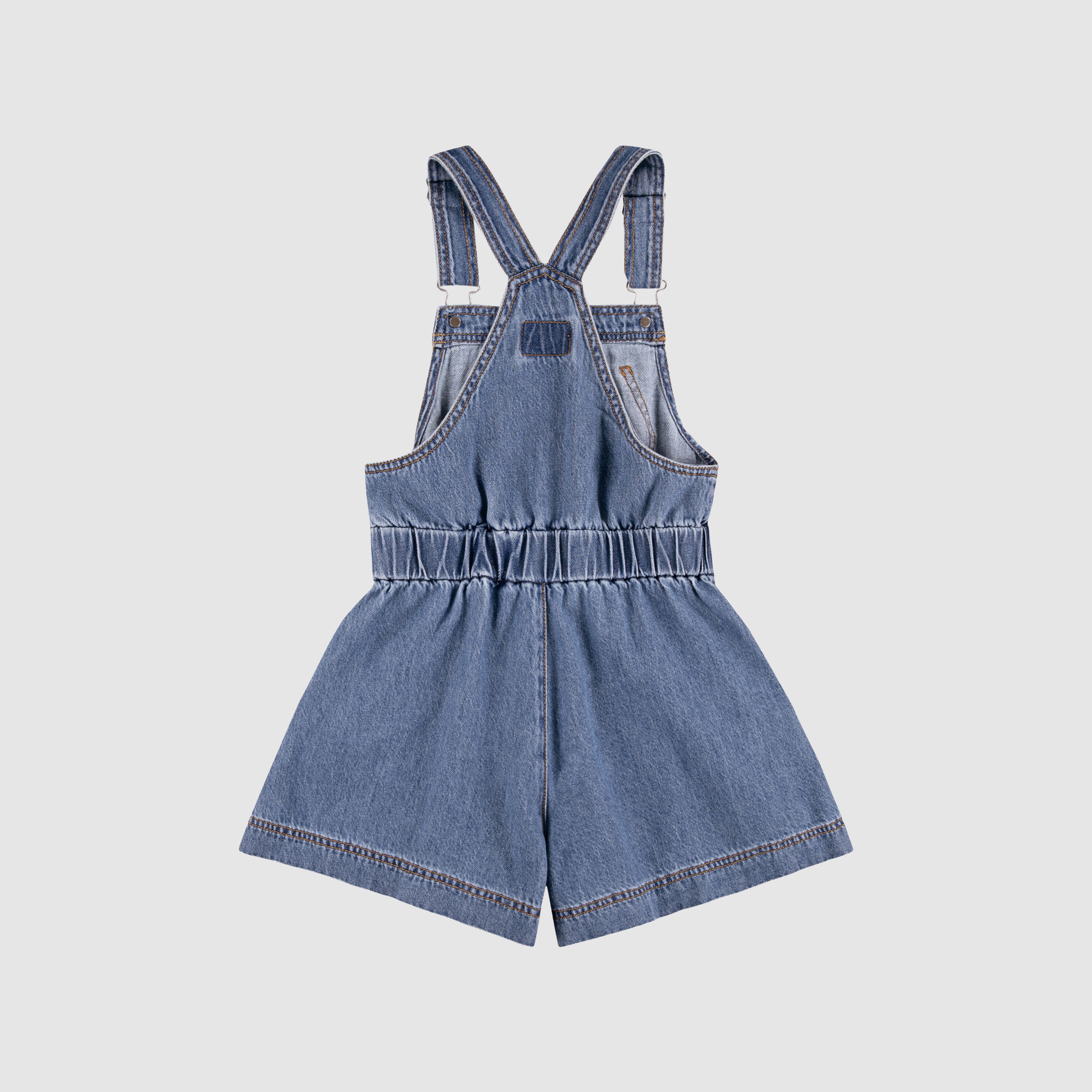 Teenager Tie Waist Shortalls 2