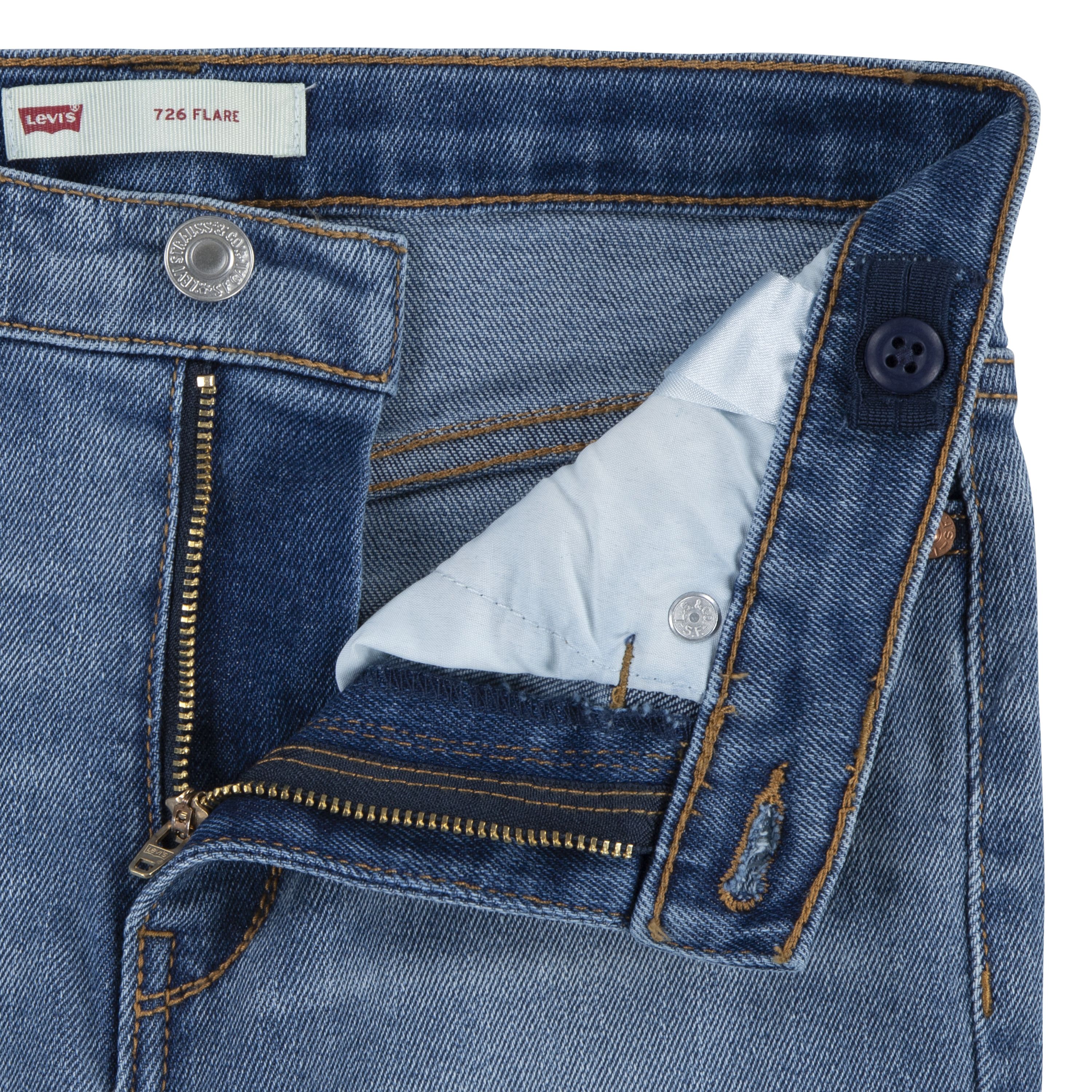 Jeans para adolescentes 726™ de tiro alto acampanados 6