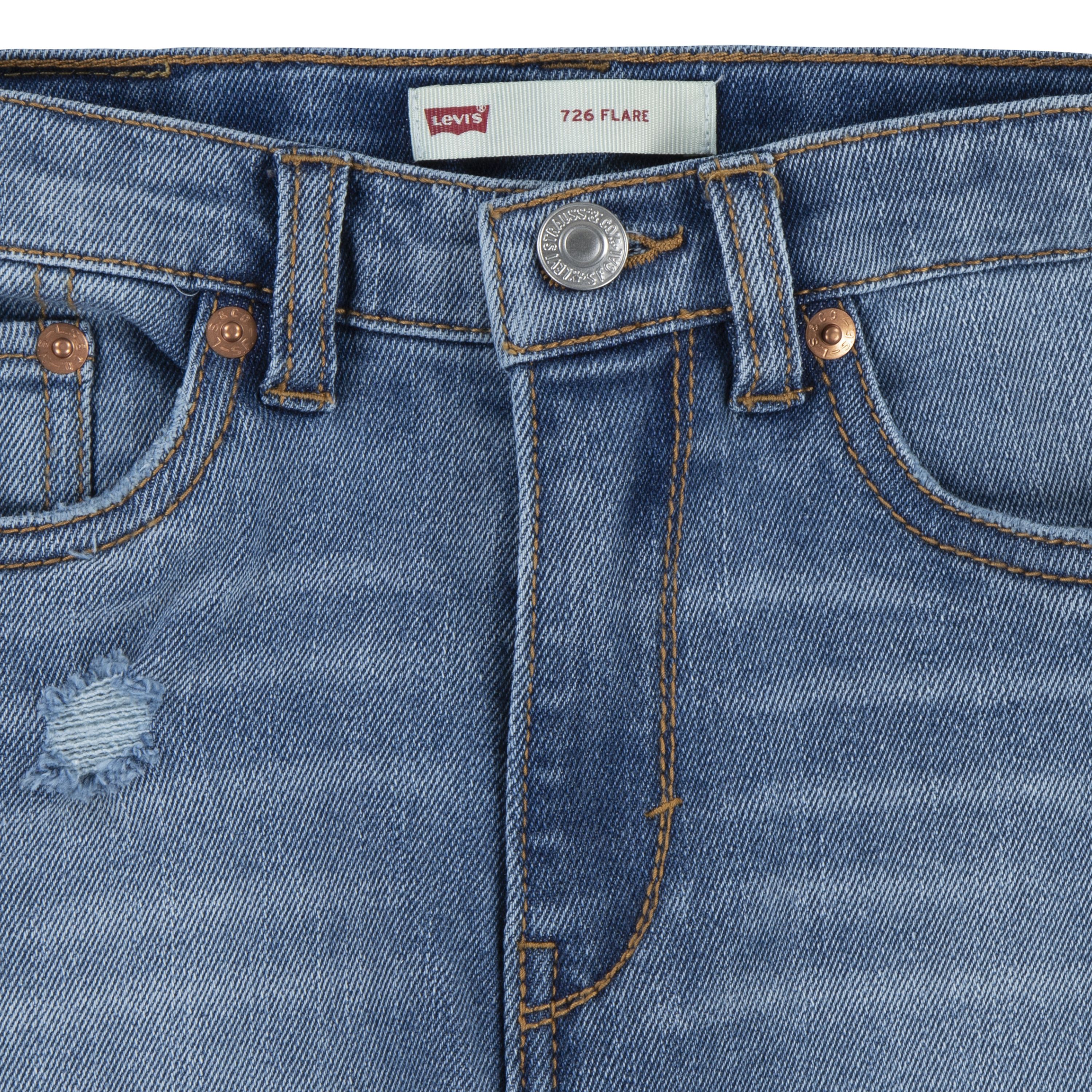 Jeans para adolescentes 726™ de tiro alto acampanados 7