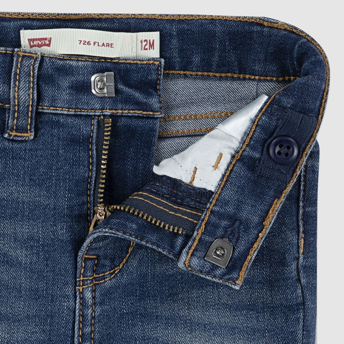 Baby 726™ High Rise Flare Jeans — Dark Wave - Blue