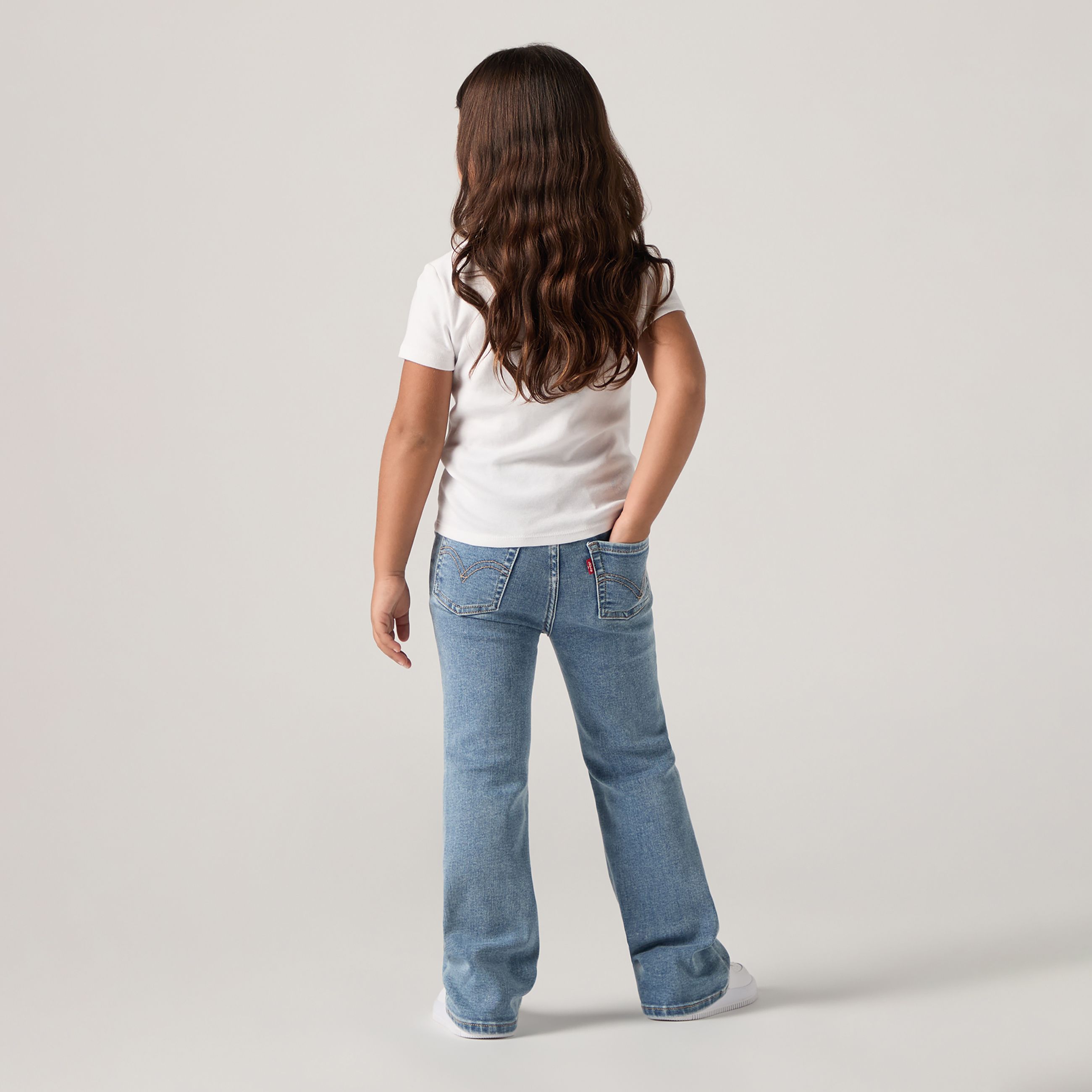 Kids 726™ High Rise Flare Pocket Detail Jeans 2