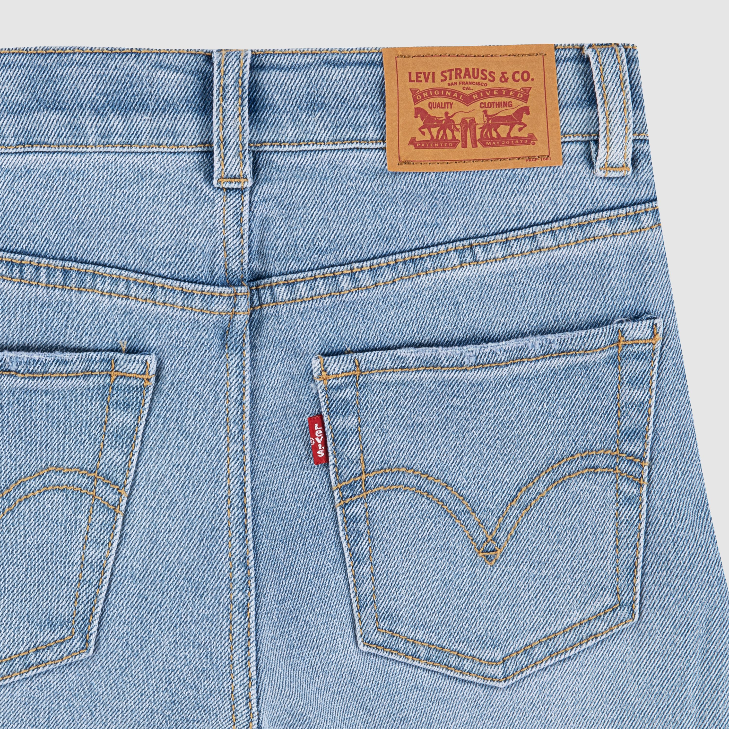 Teenager High Rise Baggy Flared Jeans 5