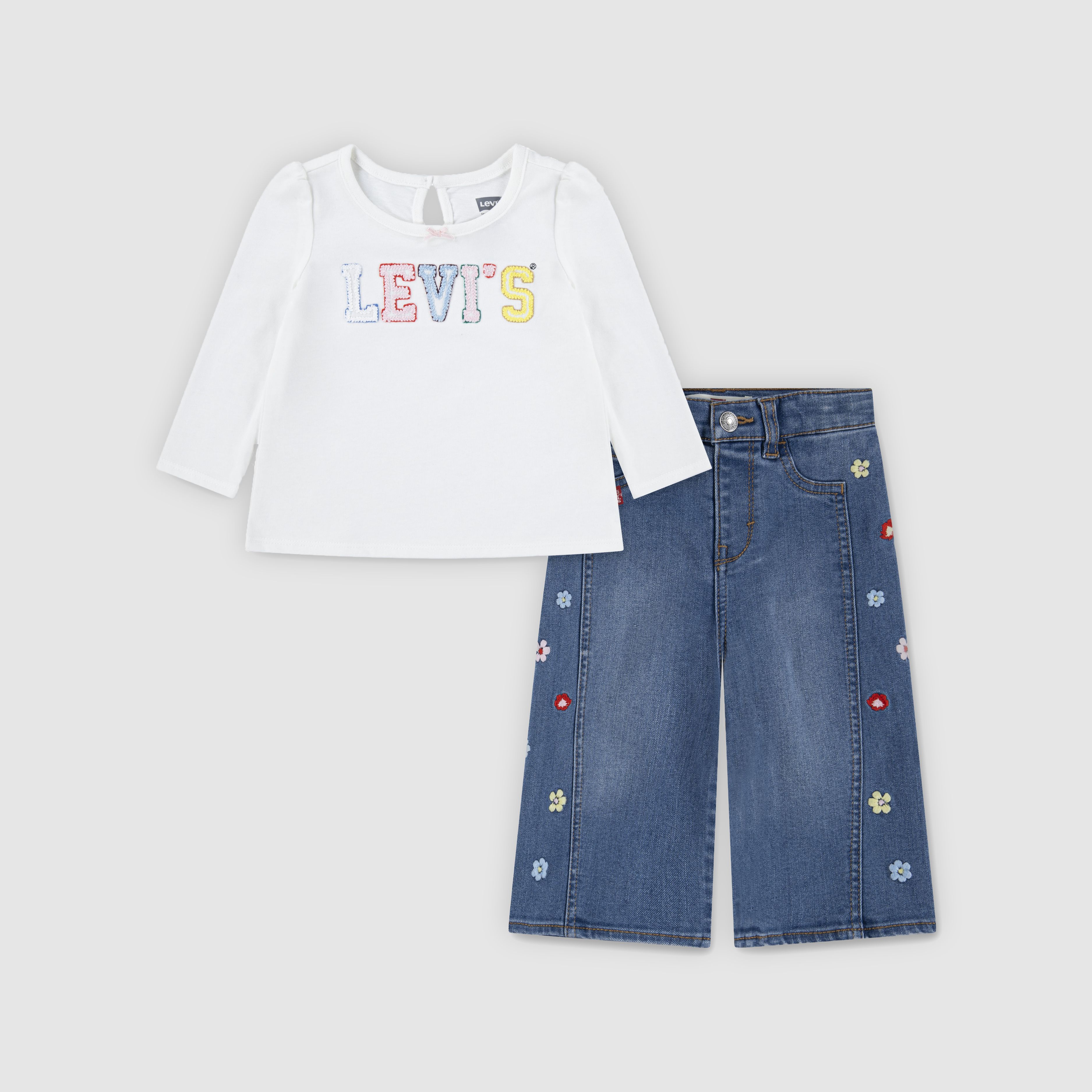 Baby Crochet Top & Jeans Baby Set 1