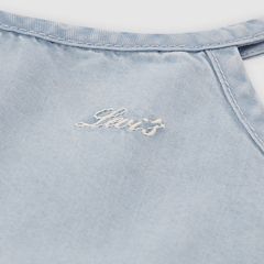 Baby Denim Tiered Tank and Pants 2-Piece Set — Wow Me Over - Blue 3