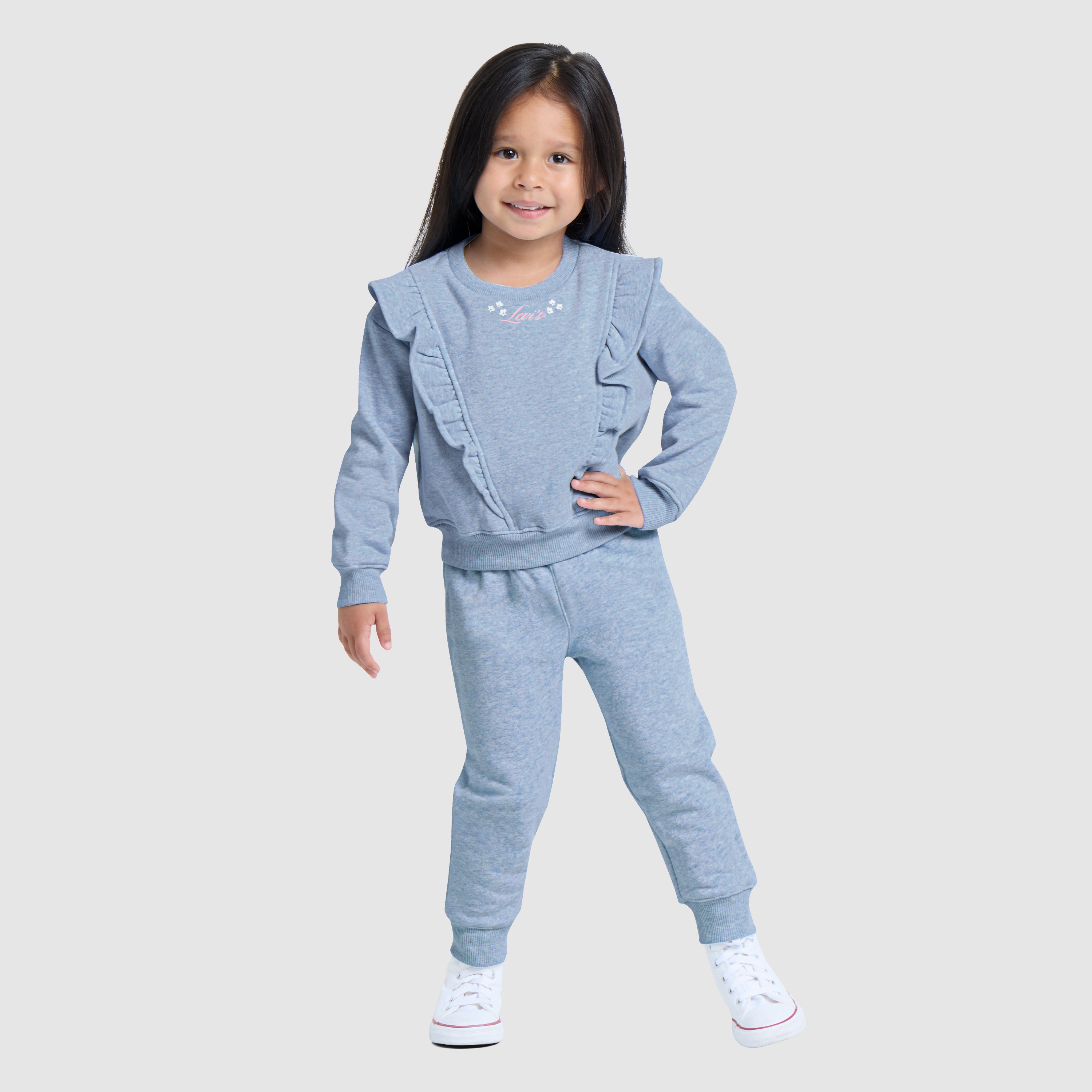 Baby Ruffled Crewneck and Jogger 1