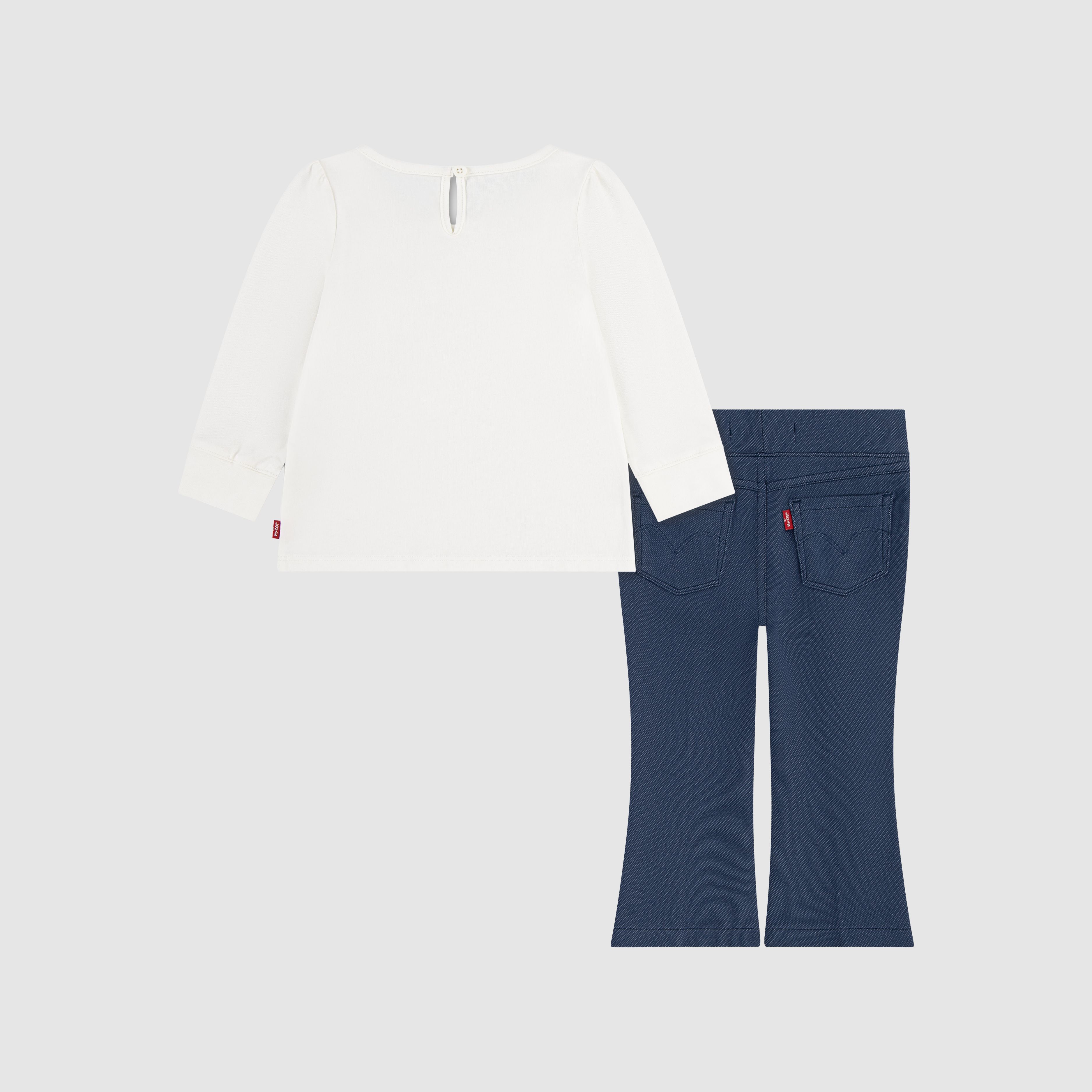 Baby Long Sleeve Top & Knit Bottom 2