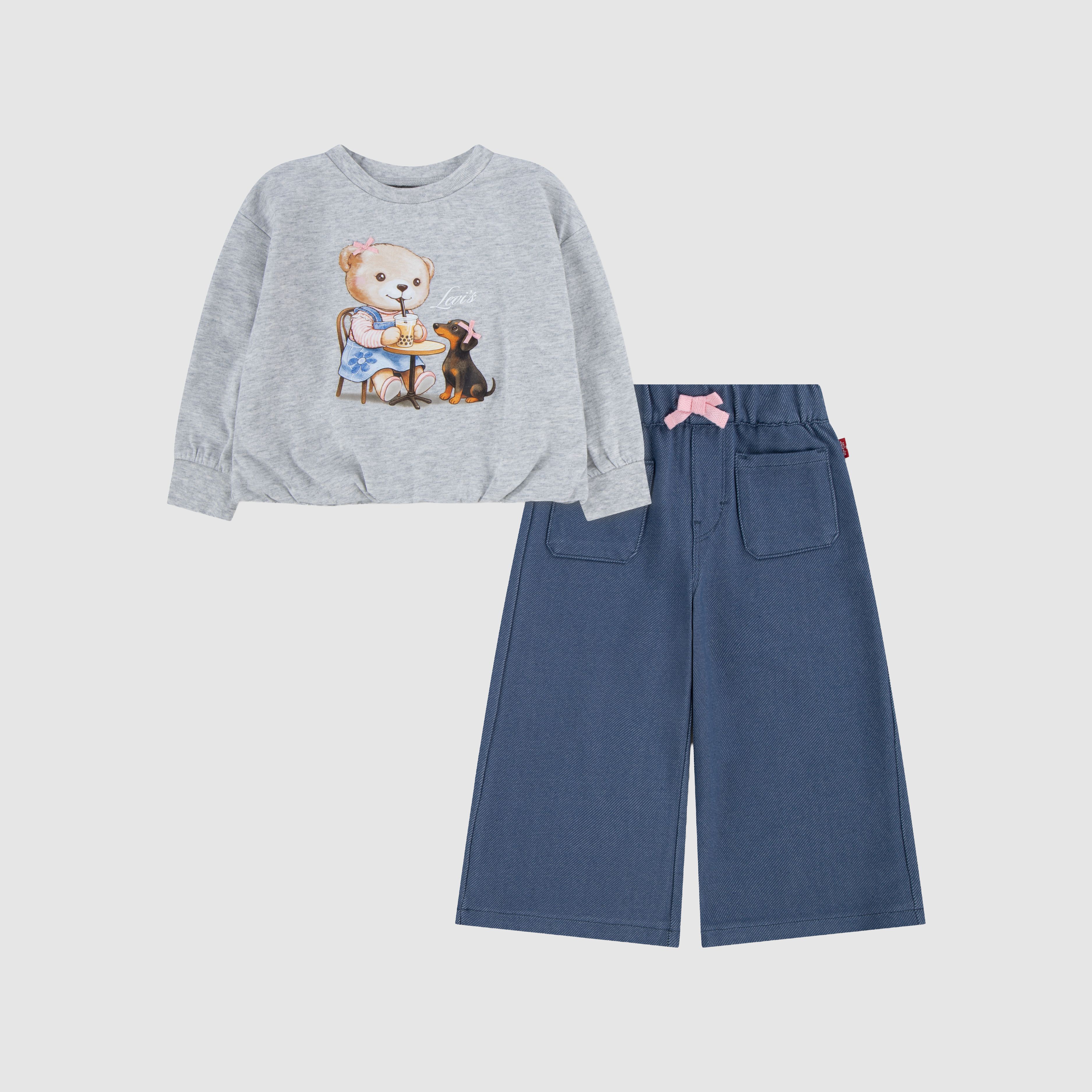 Baby Meet and Greet Top and Knit Bottom 1