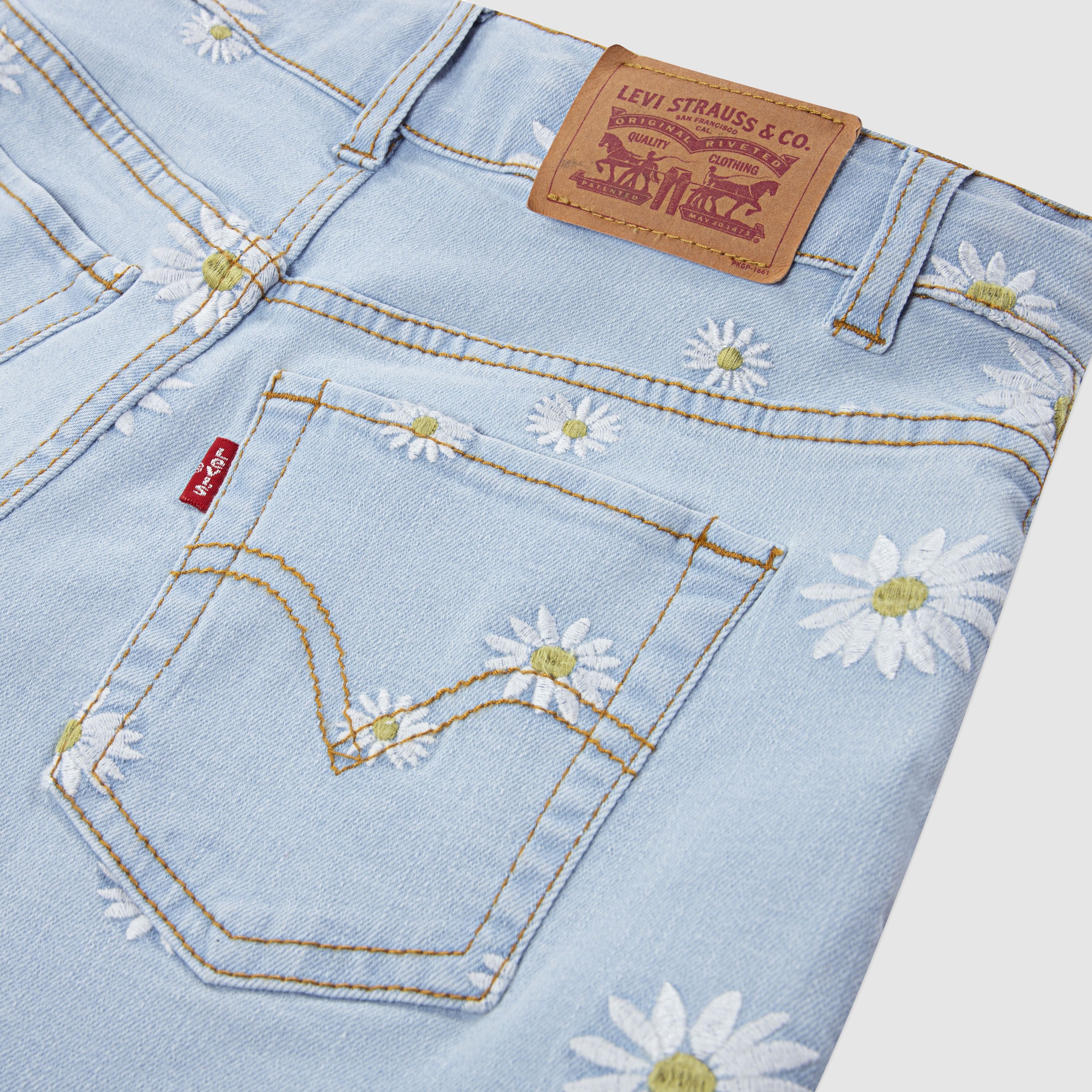 Teenager Daisy Denim A-Line Shorts 7