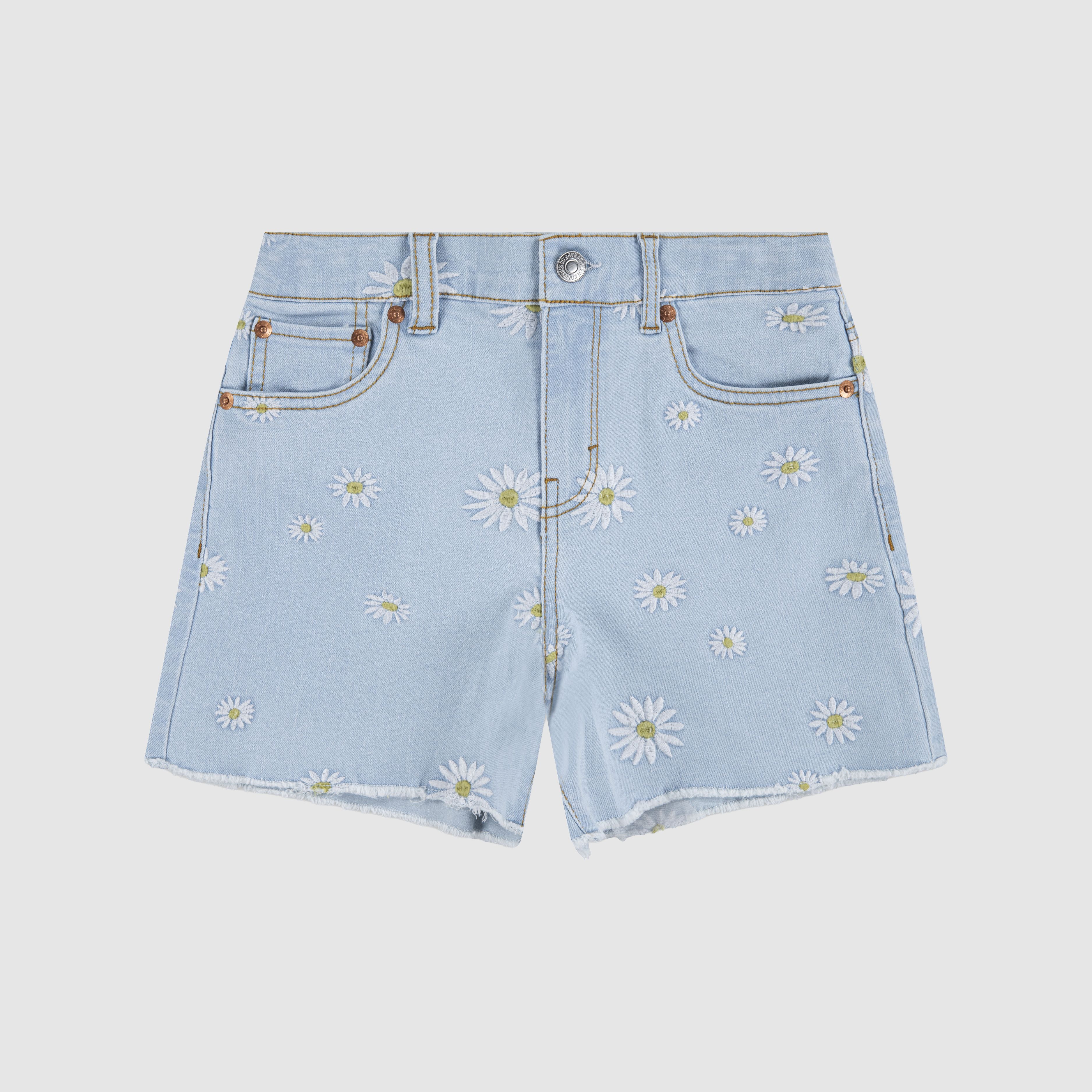 Teenager Daisy Denim A-Line Shorts 4