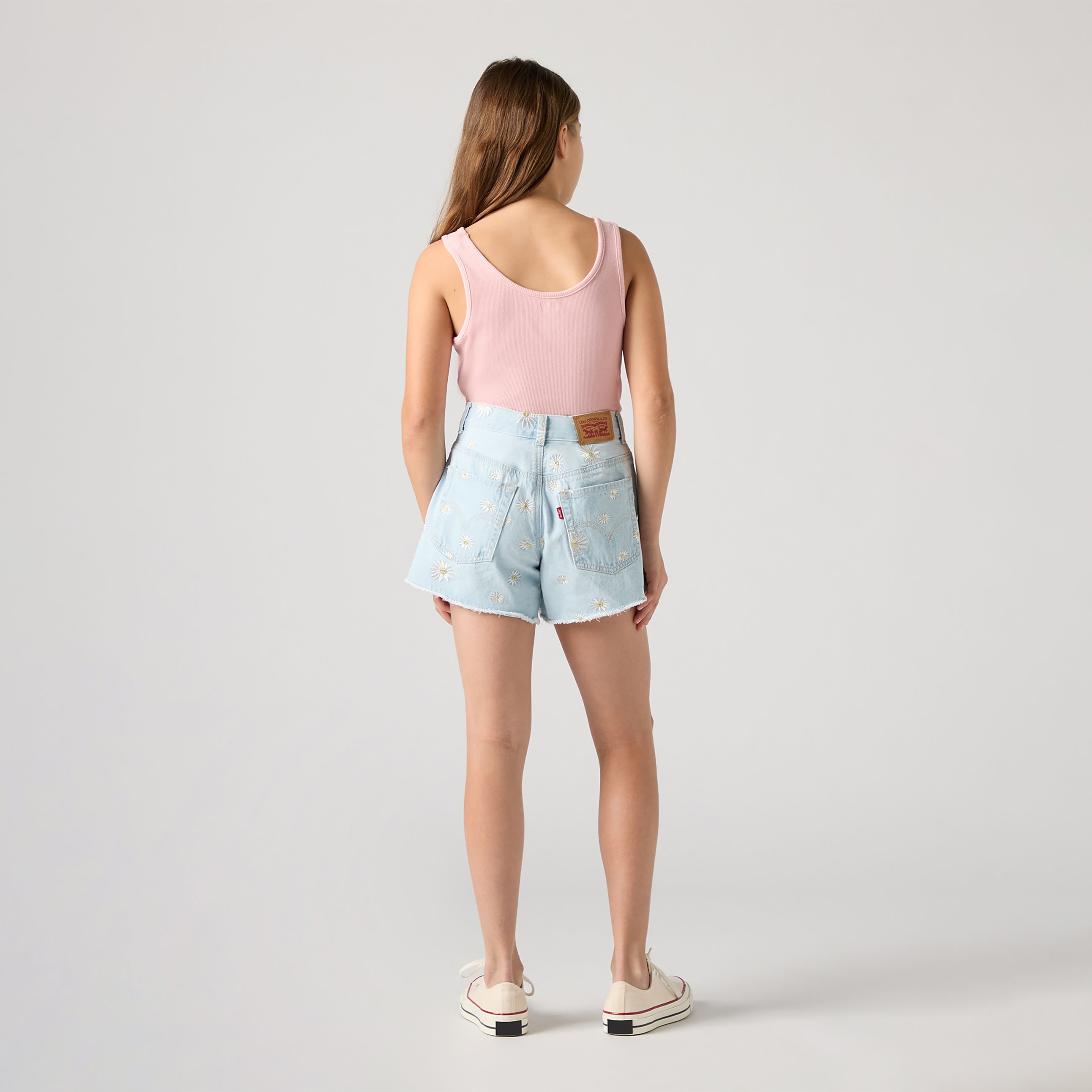 Teenager Daisy Denim A-Line Shorts 2