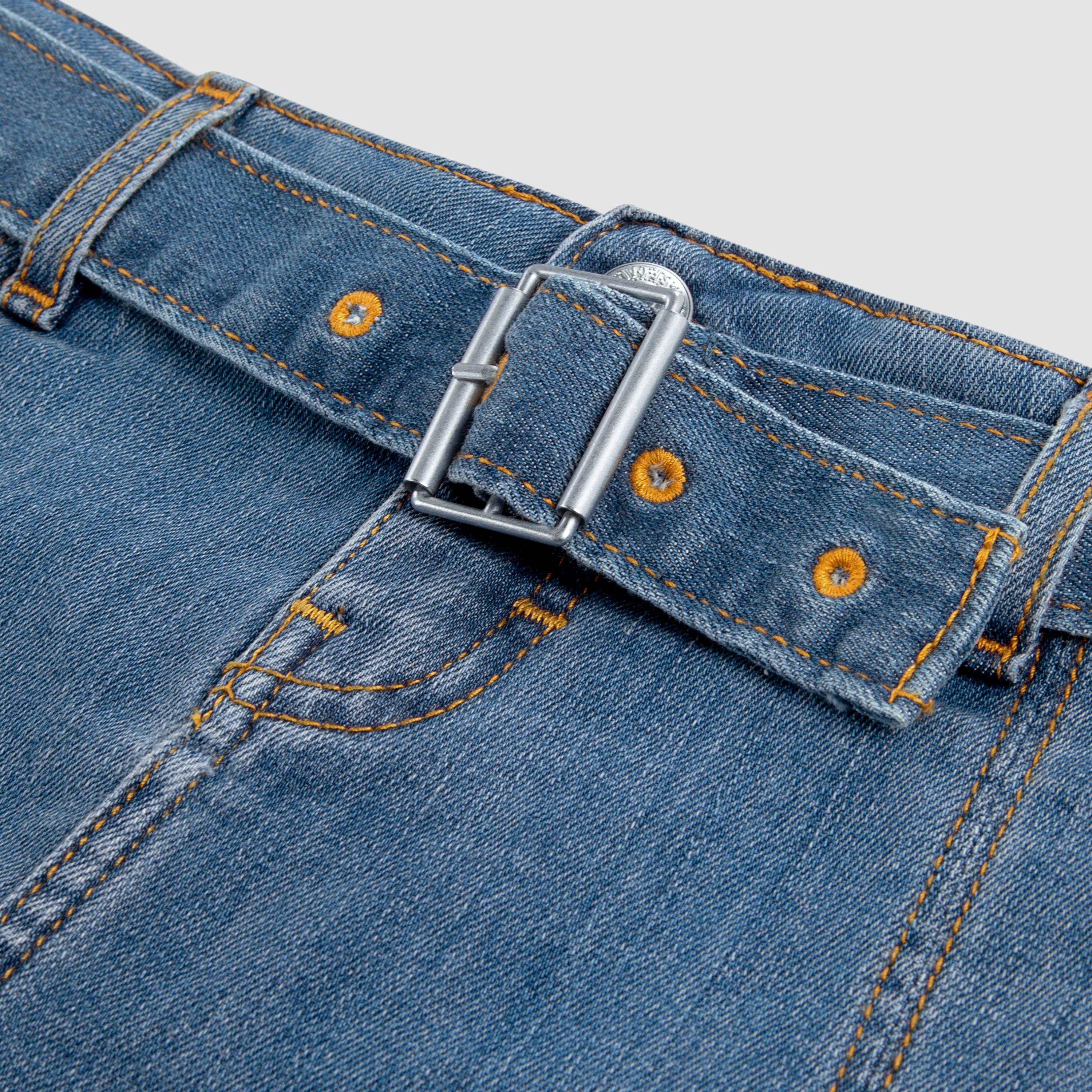 Kids Pleated Skort with Belt 4