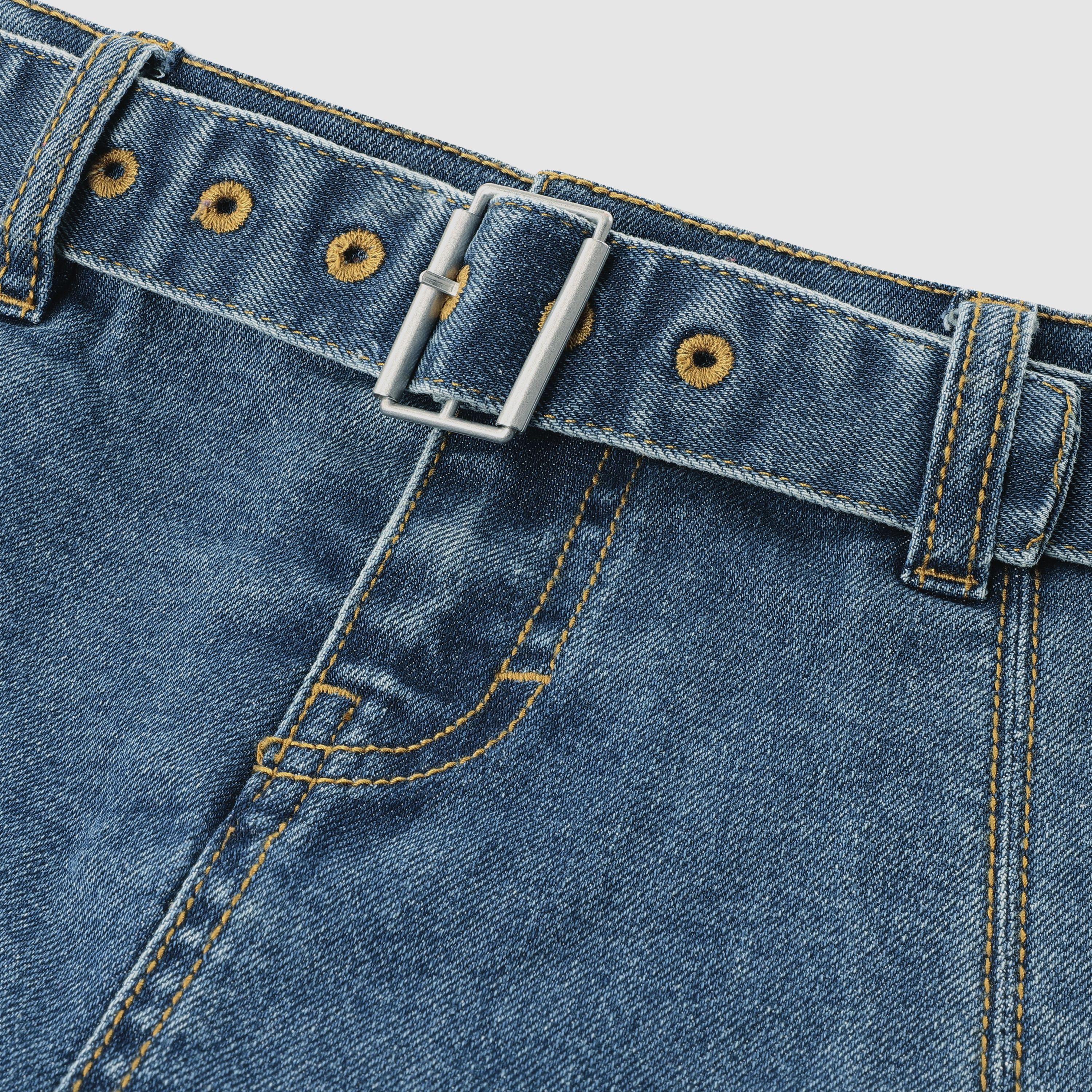 Teenager Pleated Skort with Belt 7