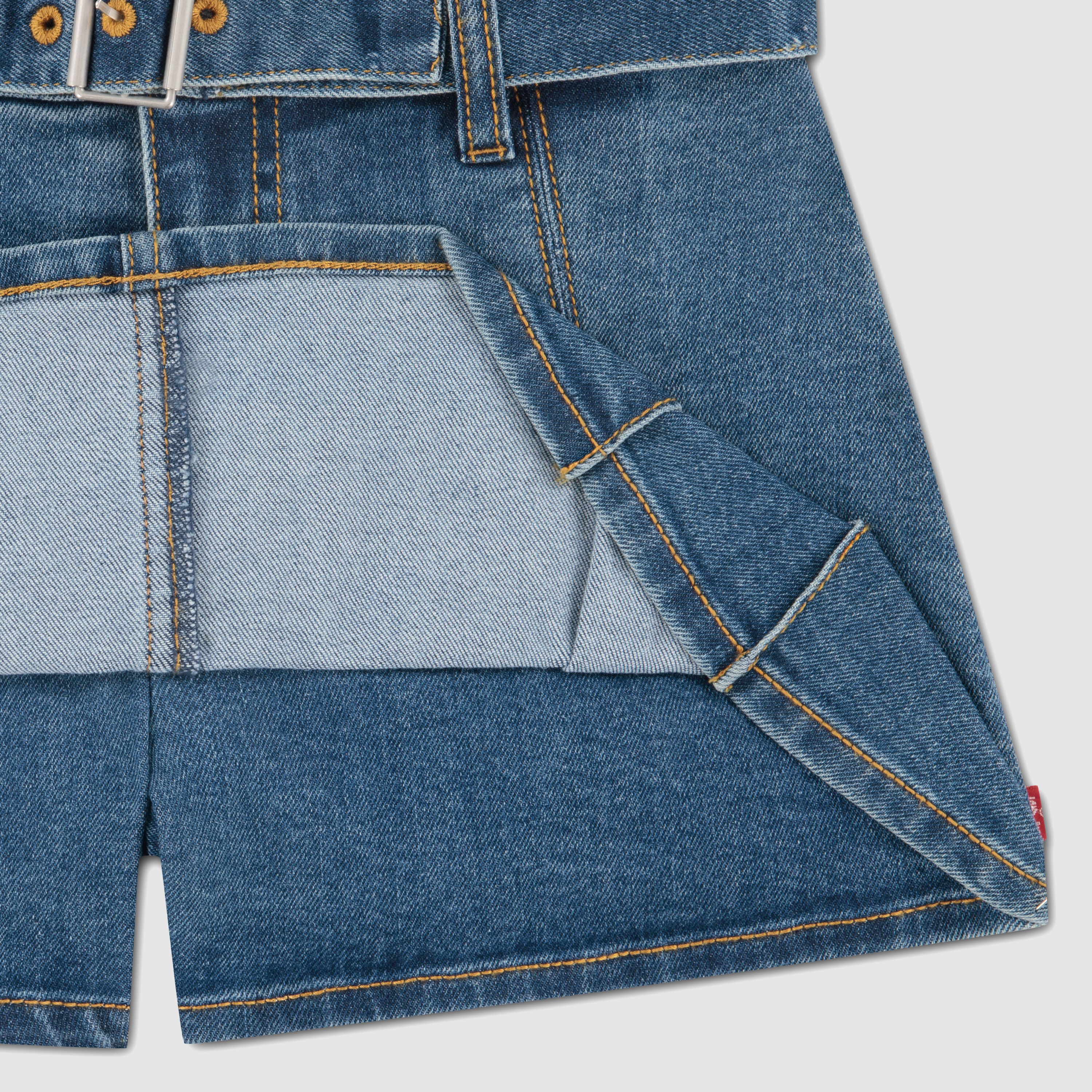 Teenager Pleated Skort with Belt 8