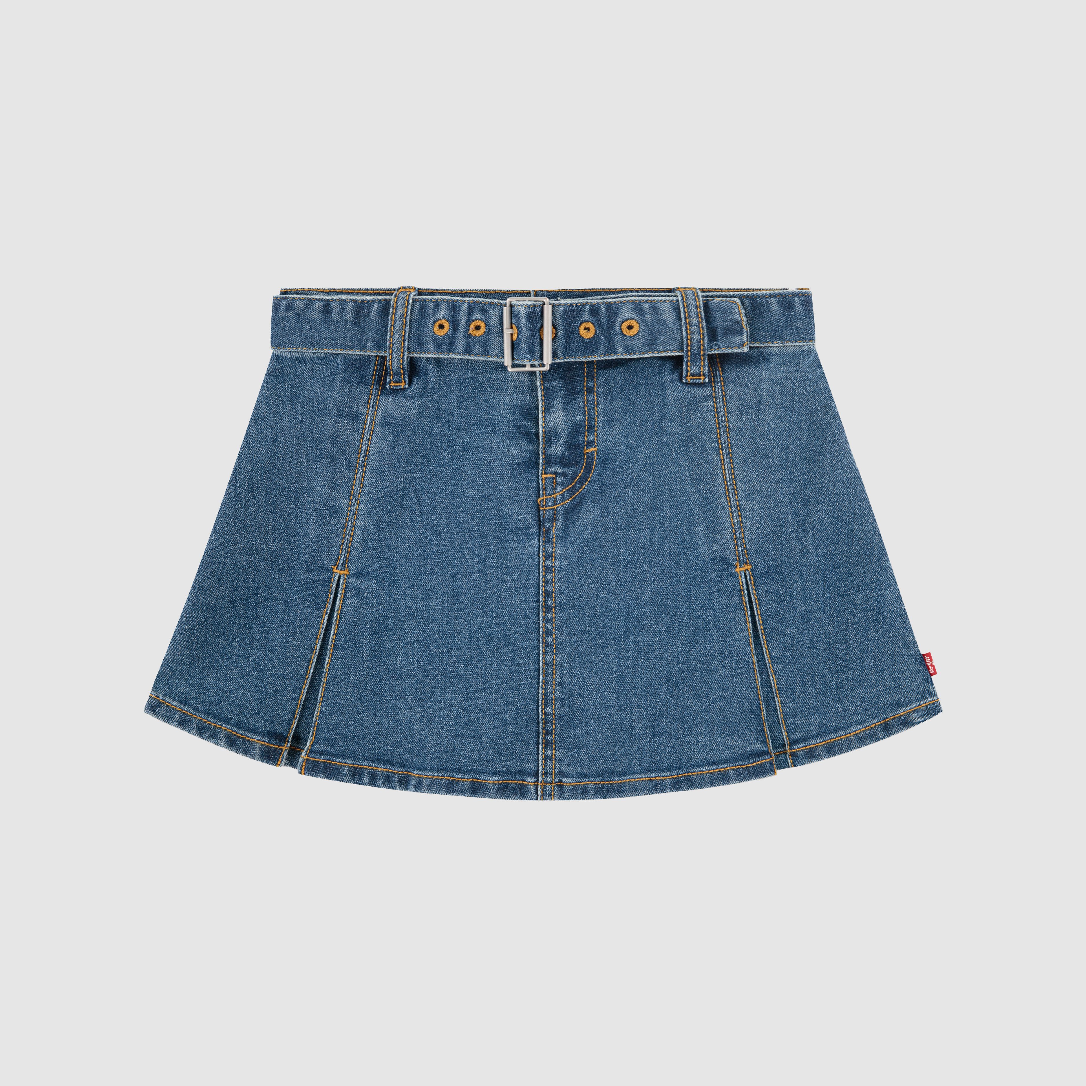 Teenager Pleated Skort with Belt 4