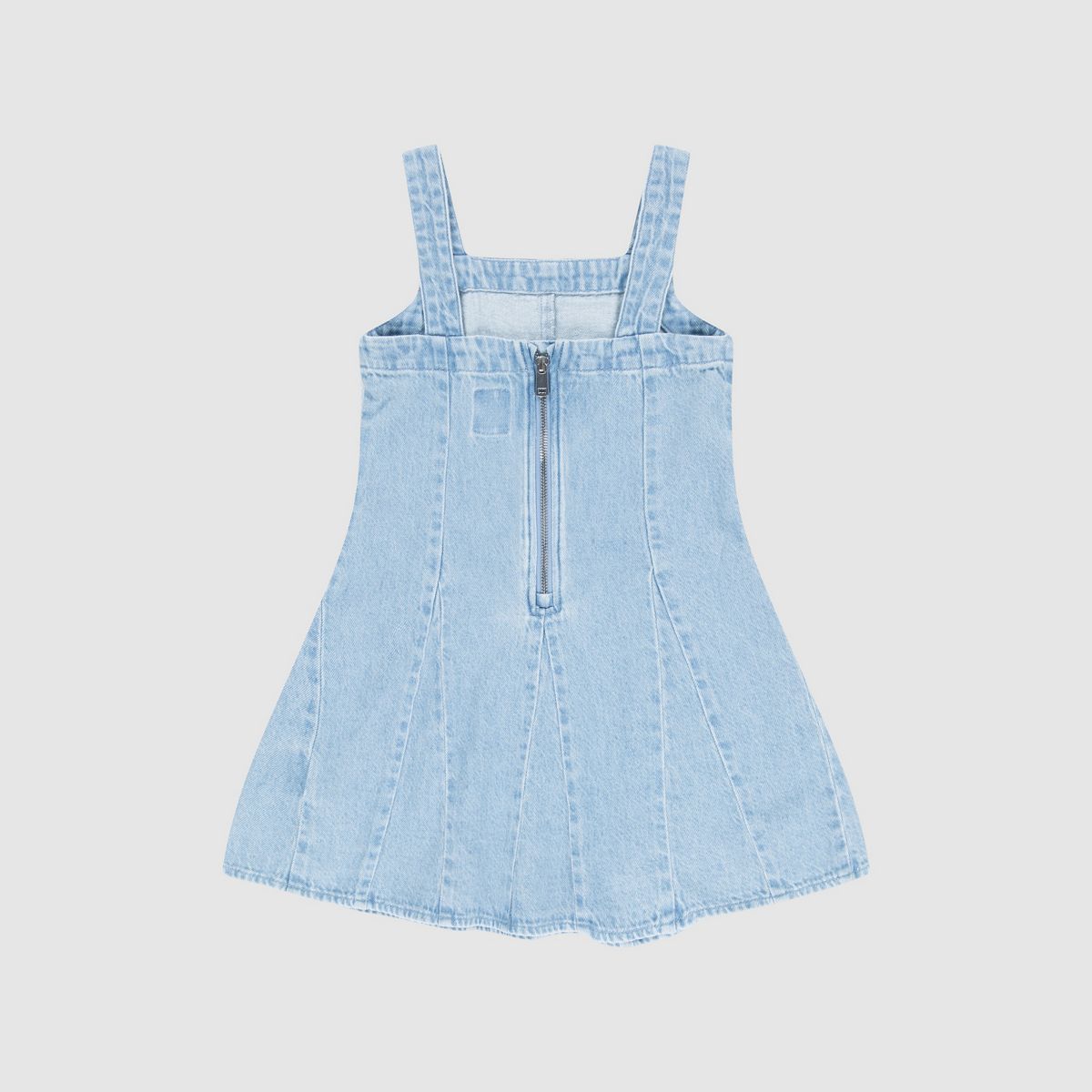 Kids Godet Dress — Marin Babe W/O Destructio - Blue