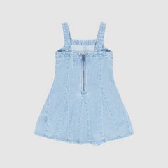 Teenager Godet Dress — Marin Babe W/O Destructio - Blue 5