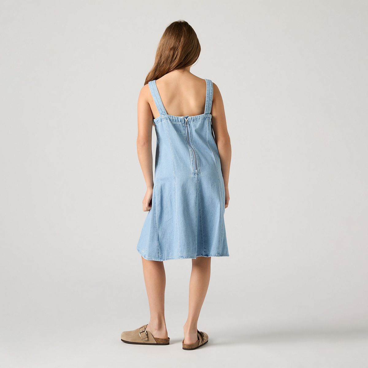 Teenager Godet Dress — Marin Babe W/O Destructio - Blue