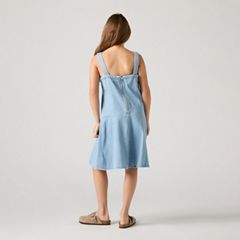 Teenager Godet Dress — Marin Babe W/O Destructio - Blue 2