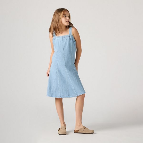 Teenager Godet Dress — Marin Babe W/O Destructio - Blue