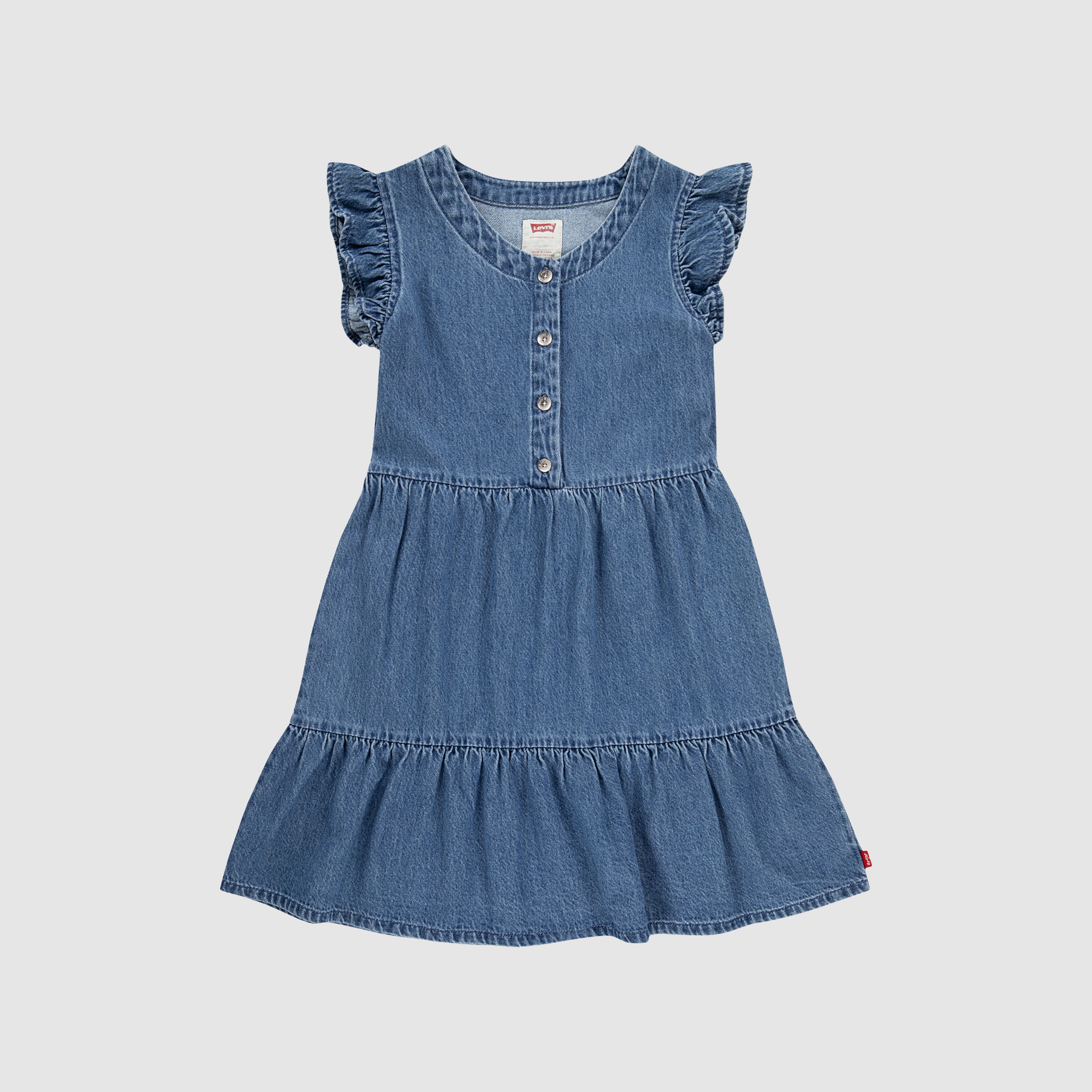 Kids Flutter Sleeve Dress 4