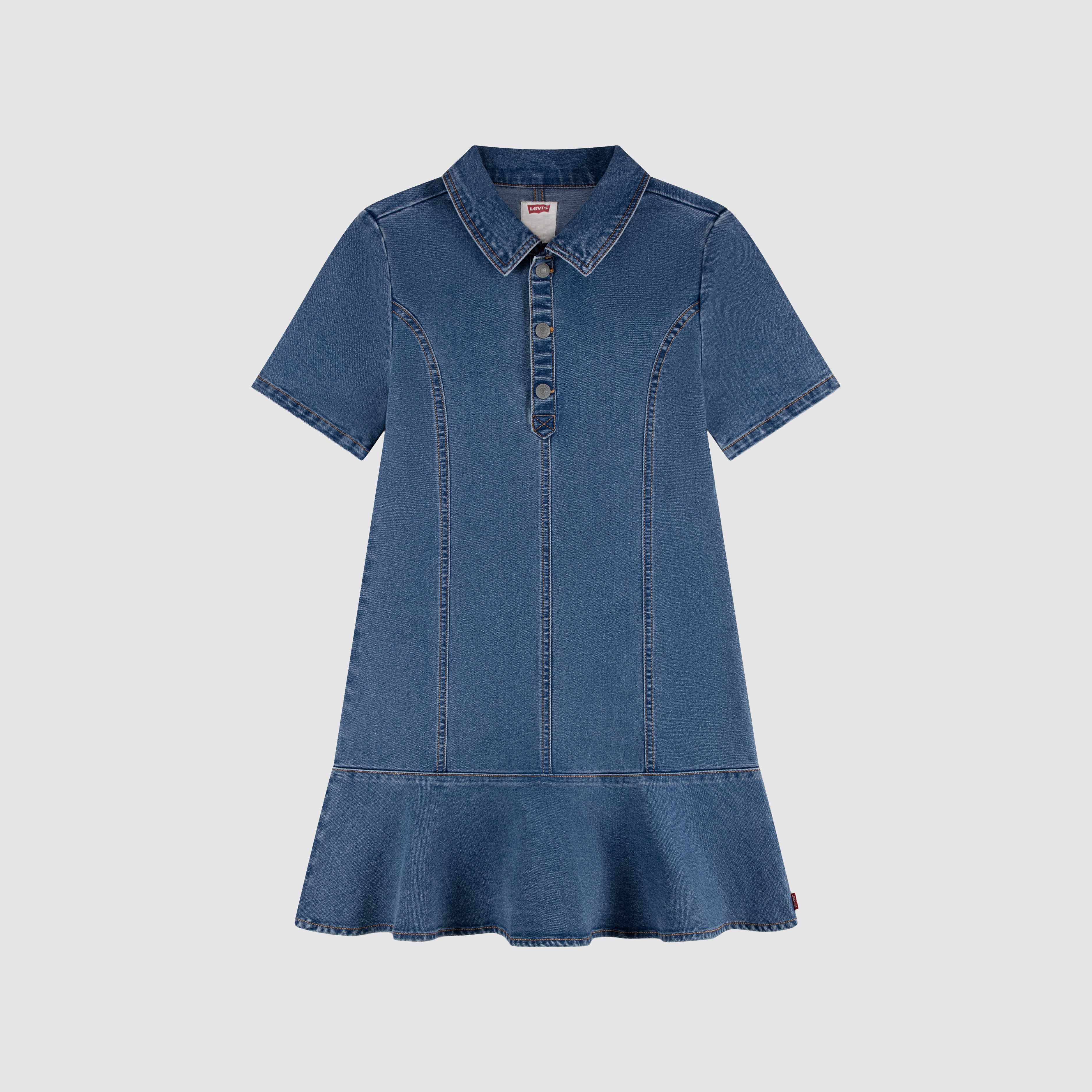 Teenager Short Sleeve Tiered Dress 3