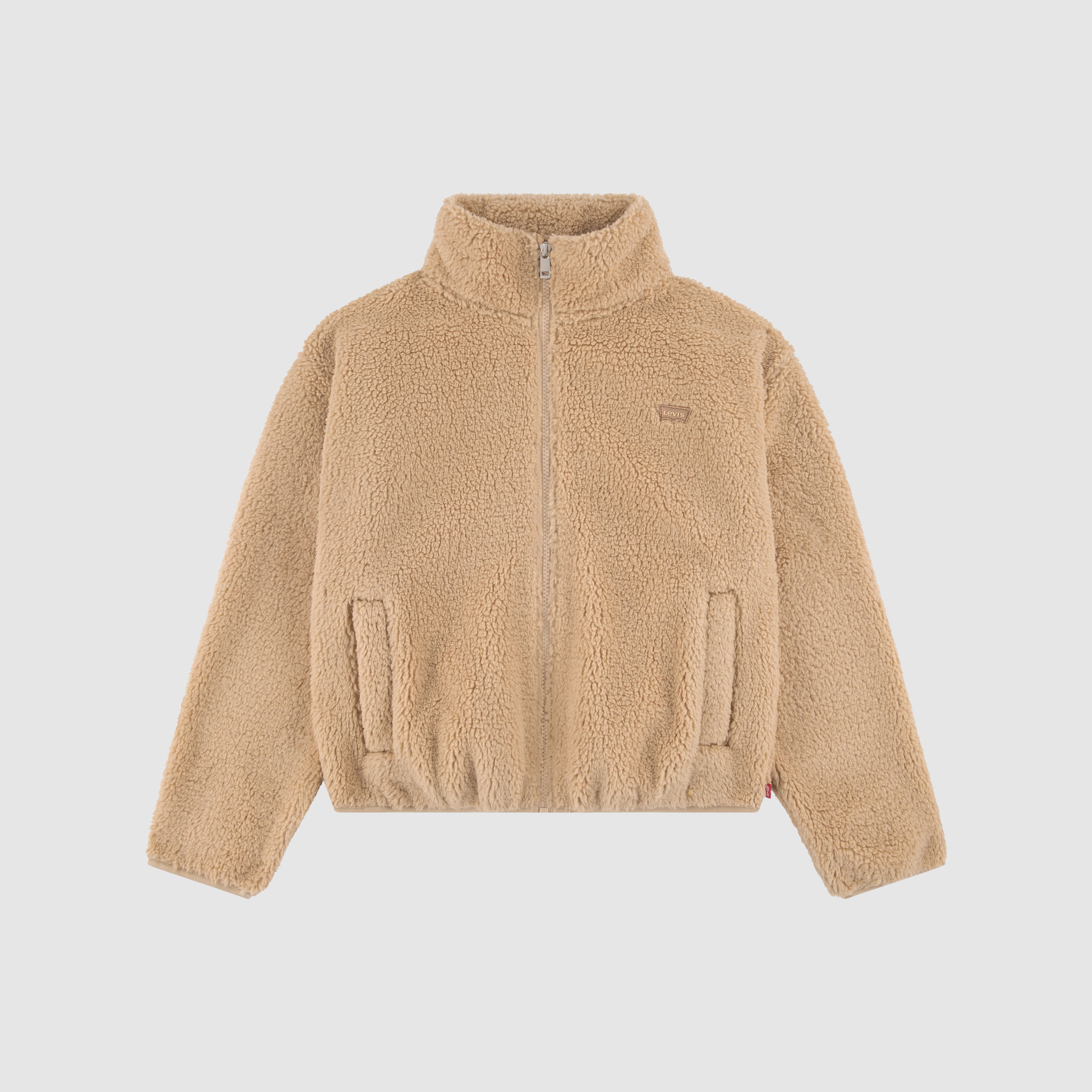 Kids Zip Up Sherpa Jacket 1