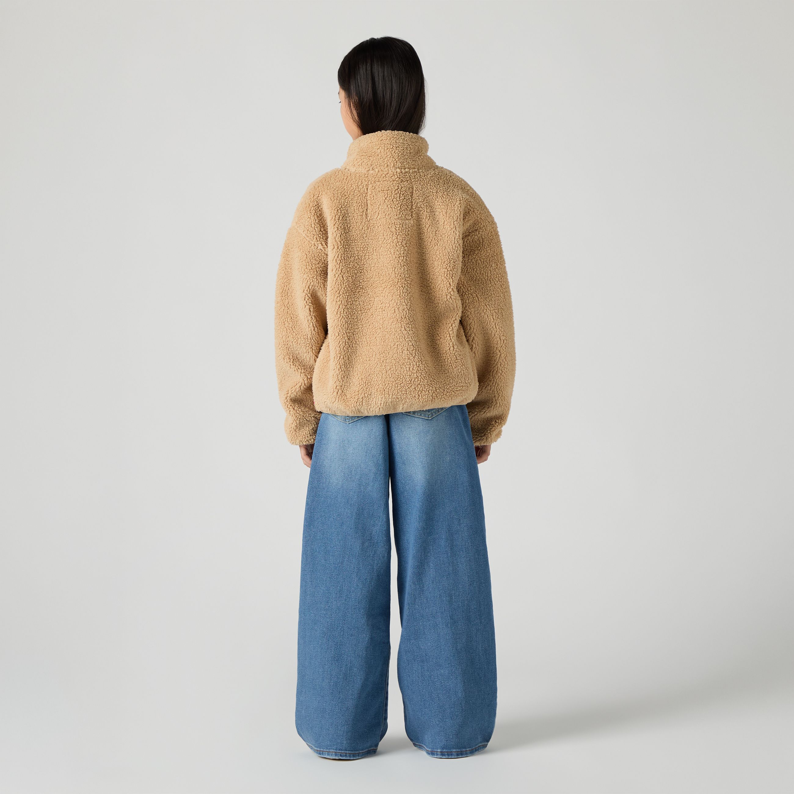 Chaqueta Sherpa con cremallera para adolescentes 2