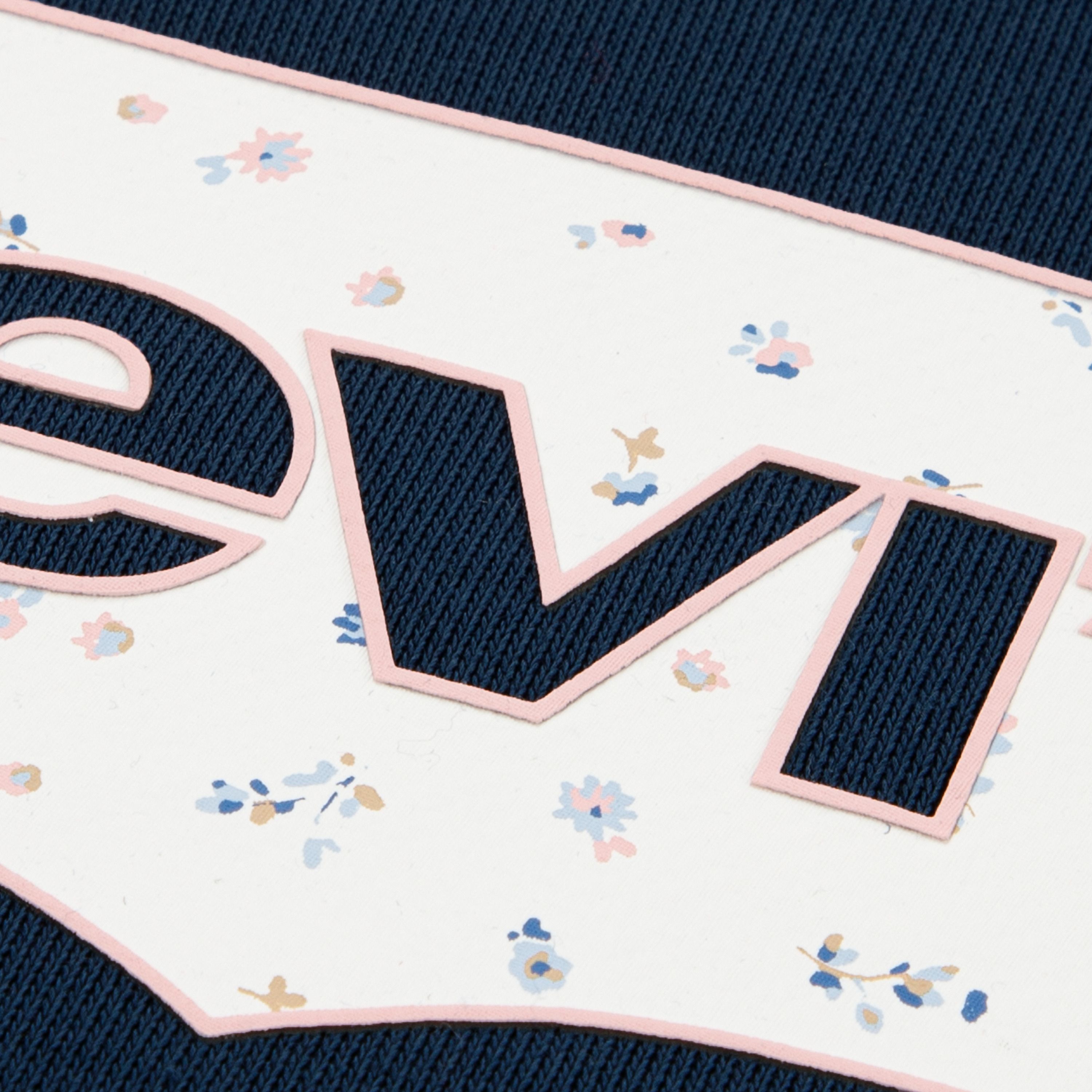Kids Floral Batwing Crewneck 3