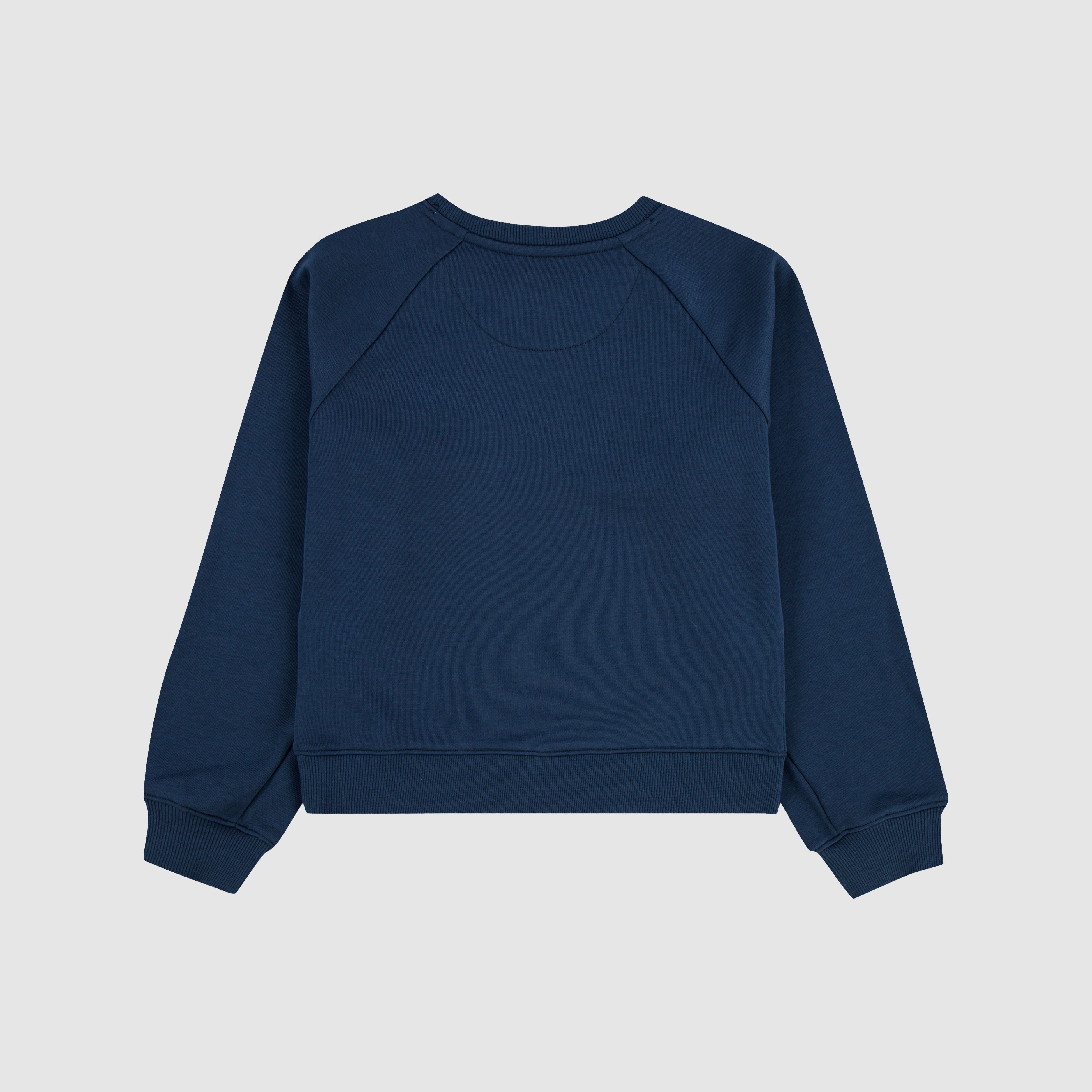 Teenager Floral Batwing Crewneck 2
