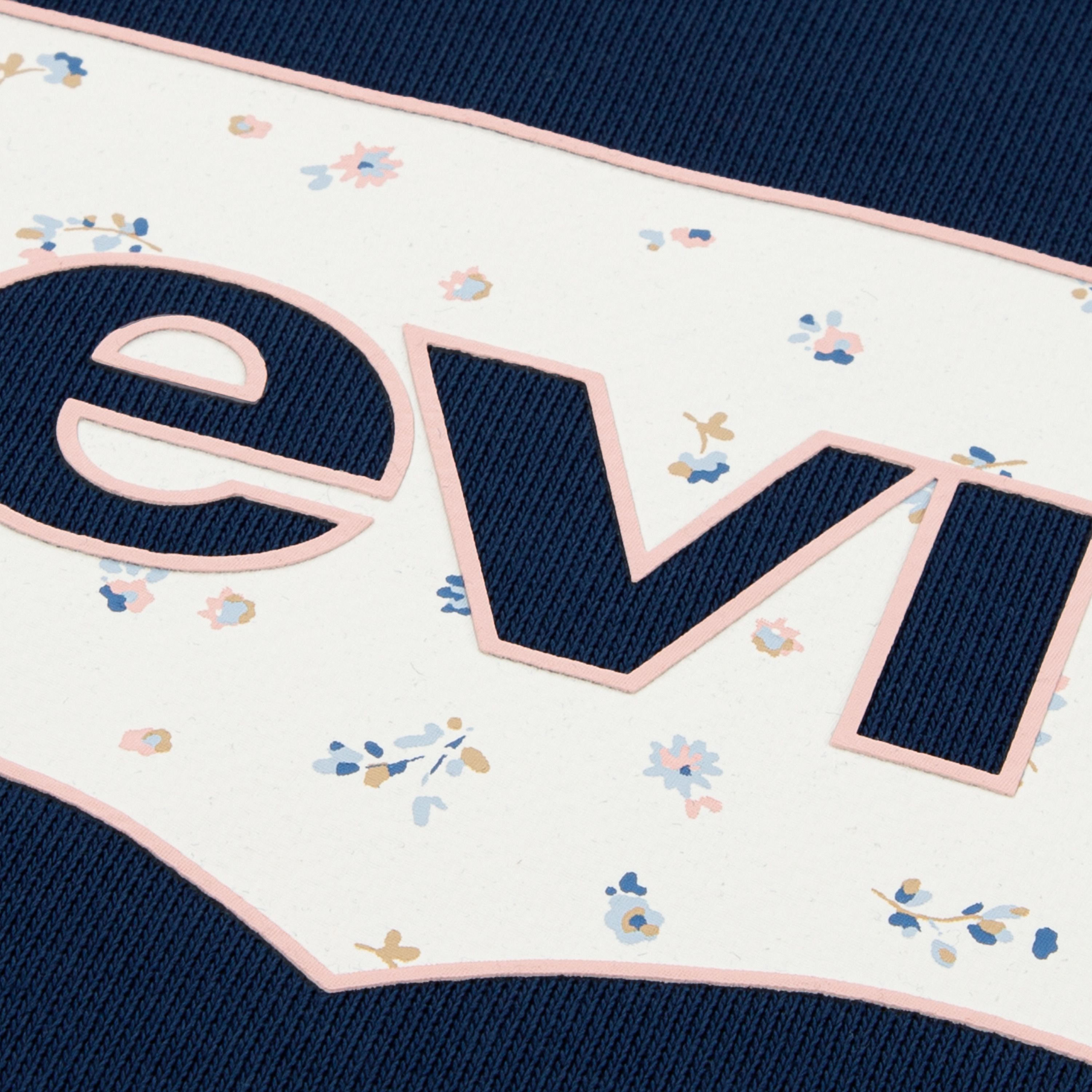 Teenager Floral Batwing Crewneck 3