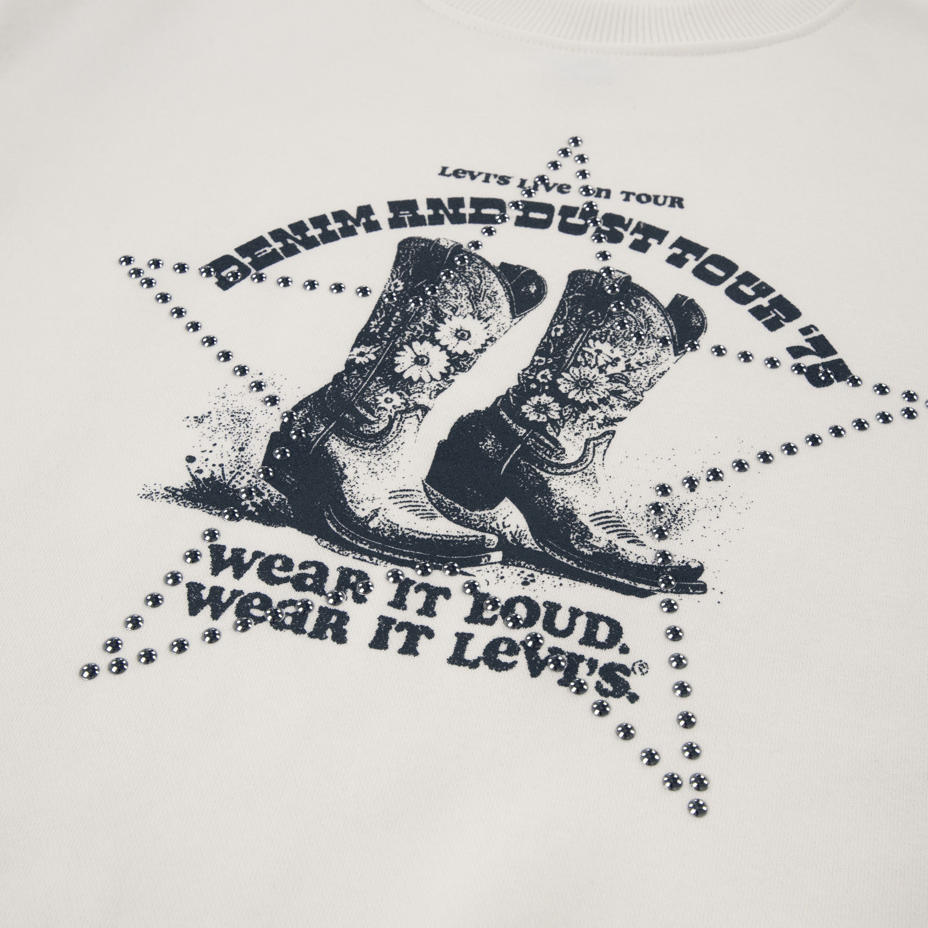 Kids Denim Tour Crewneck 3