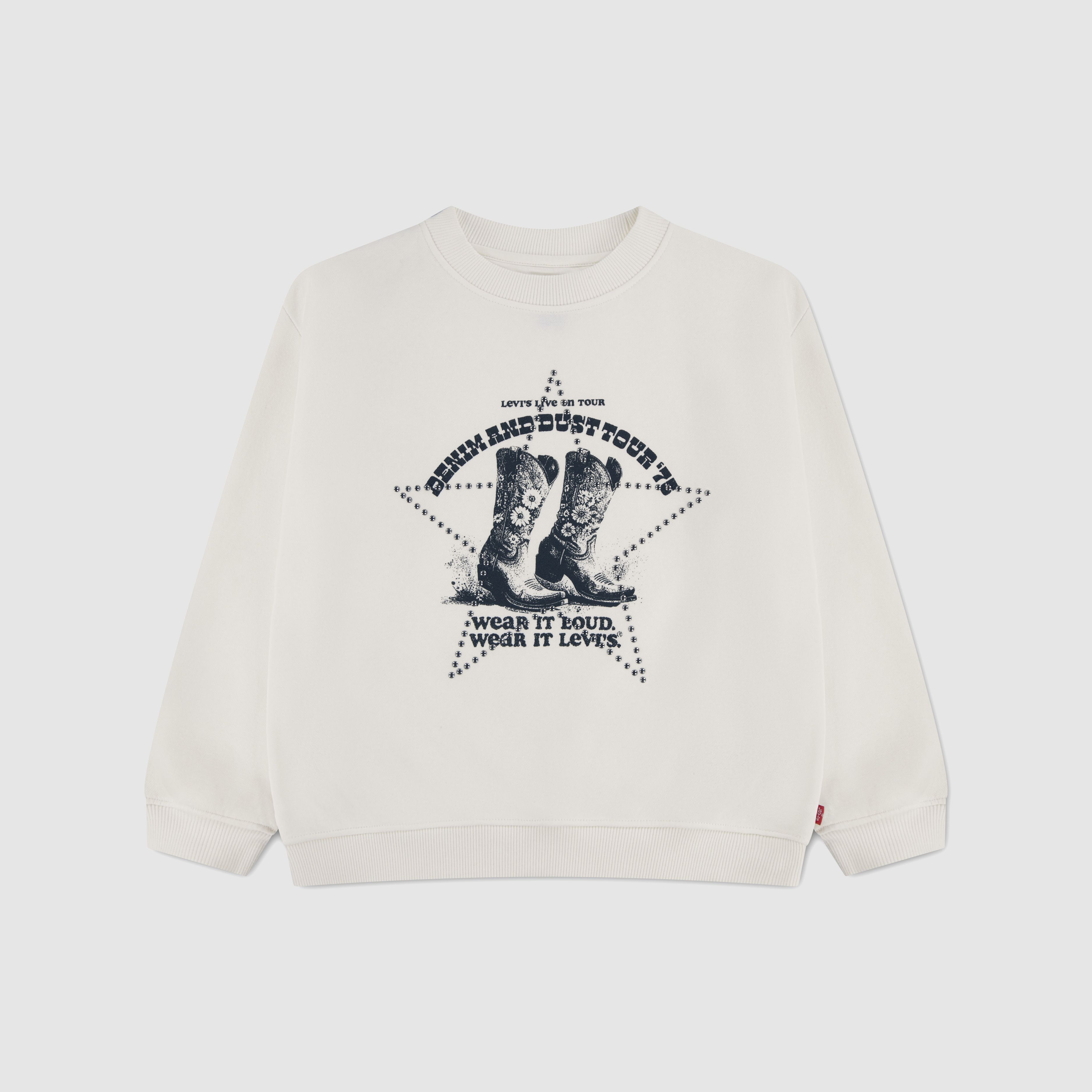 Kids Denim Tour Crewneck 4