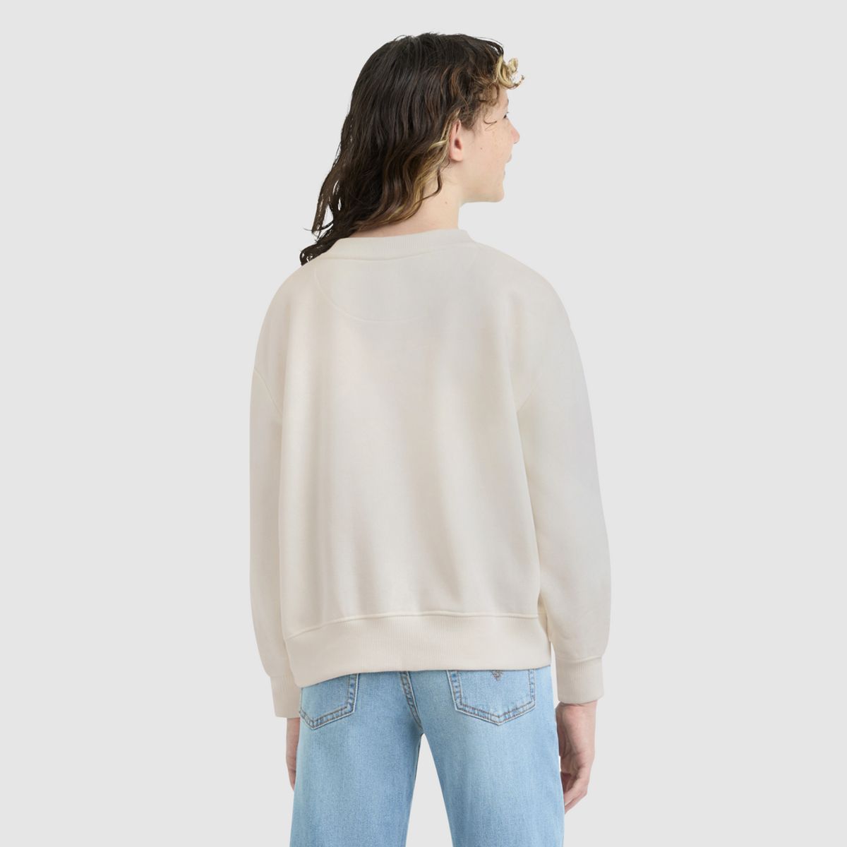 Teenager Denim Tour Crewneck — Levi'S Egret - White