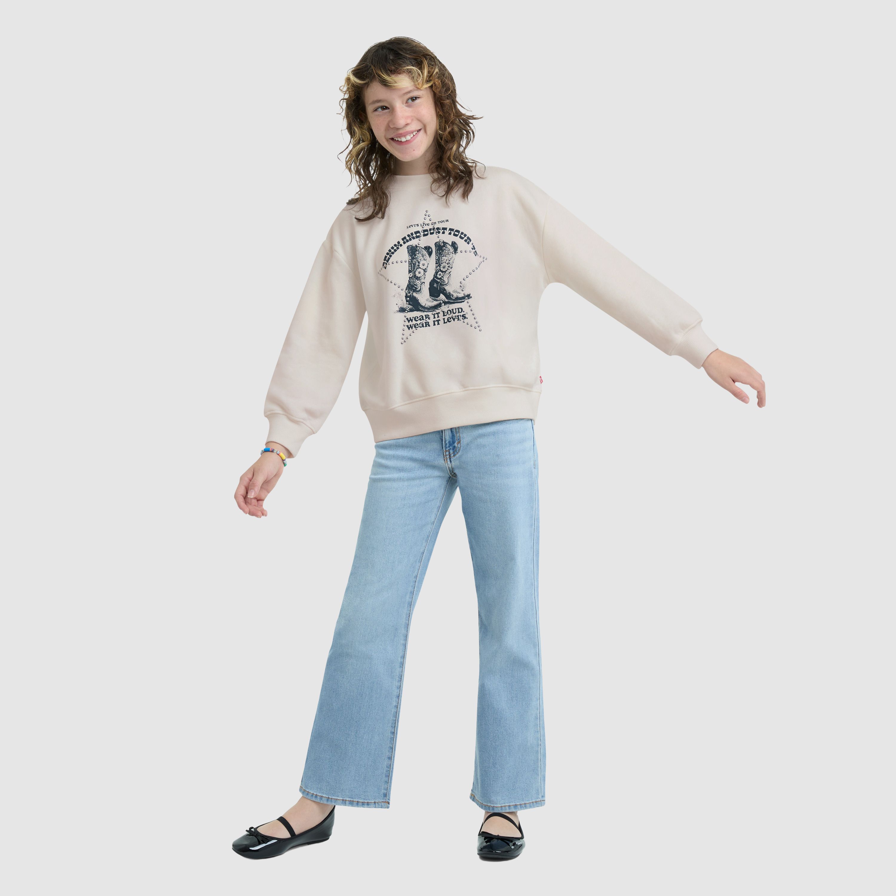 Teenager Denim Tour Crewneck 1