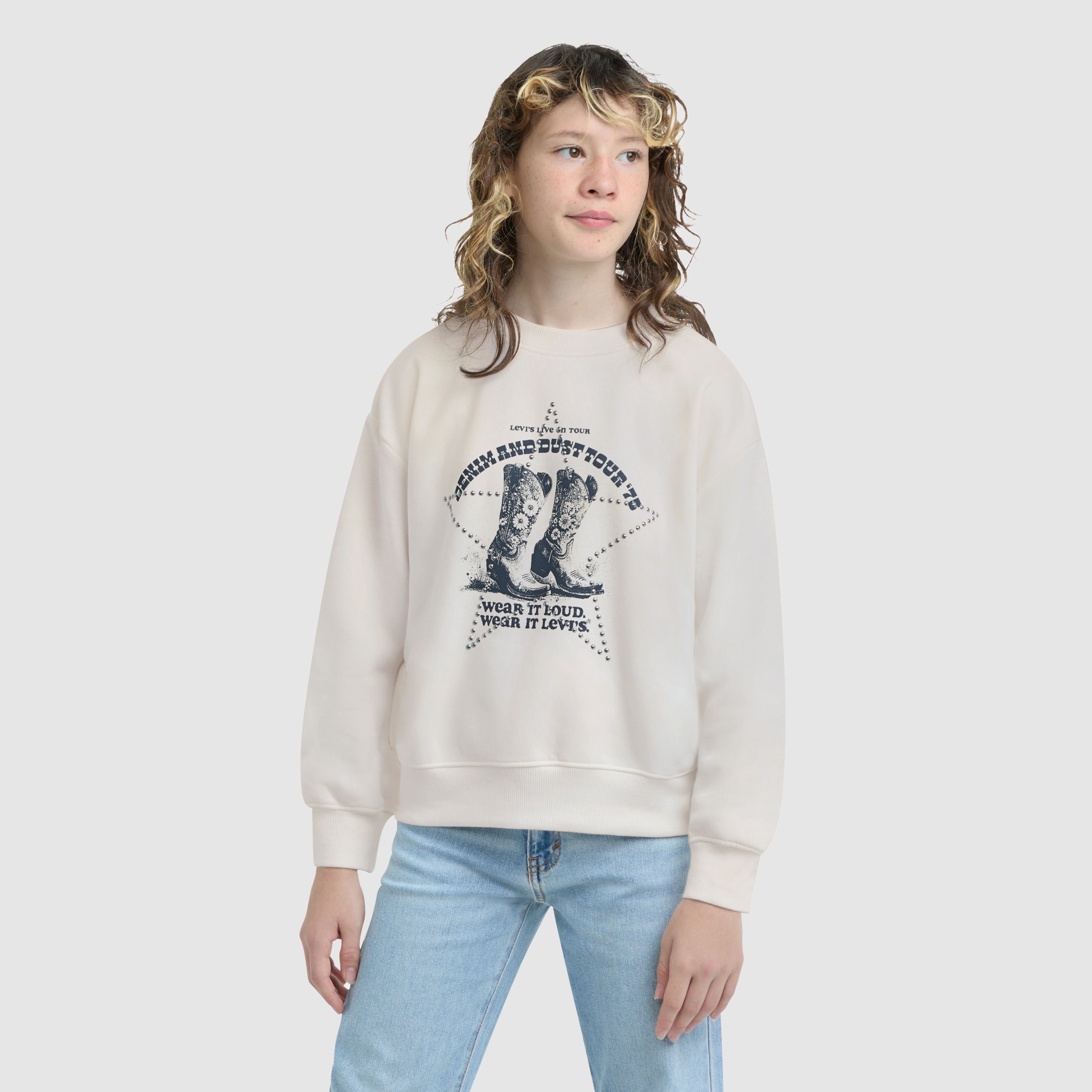 Teenager Denim Tour Crewneck 2