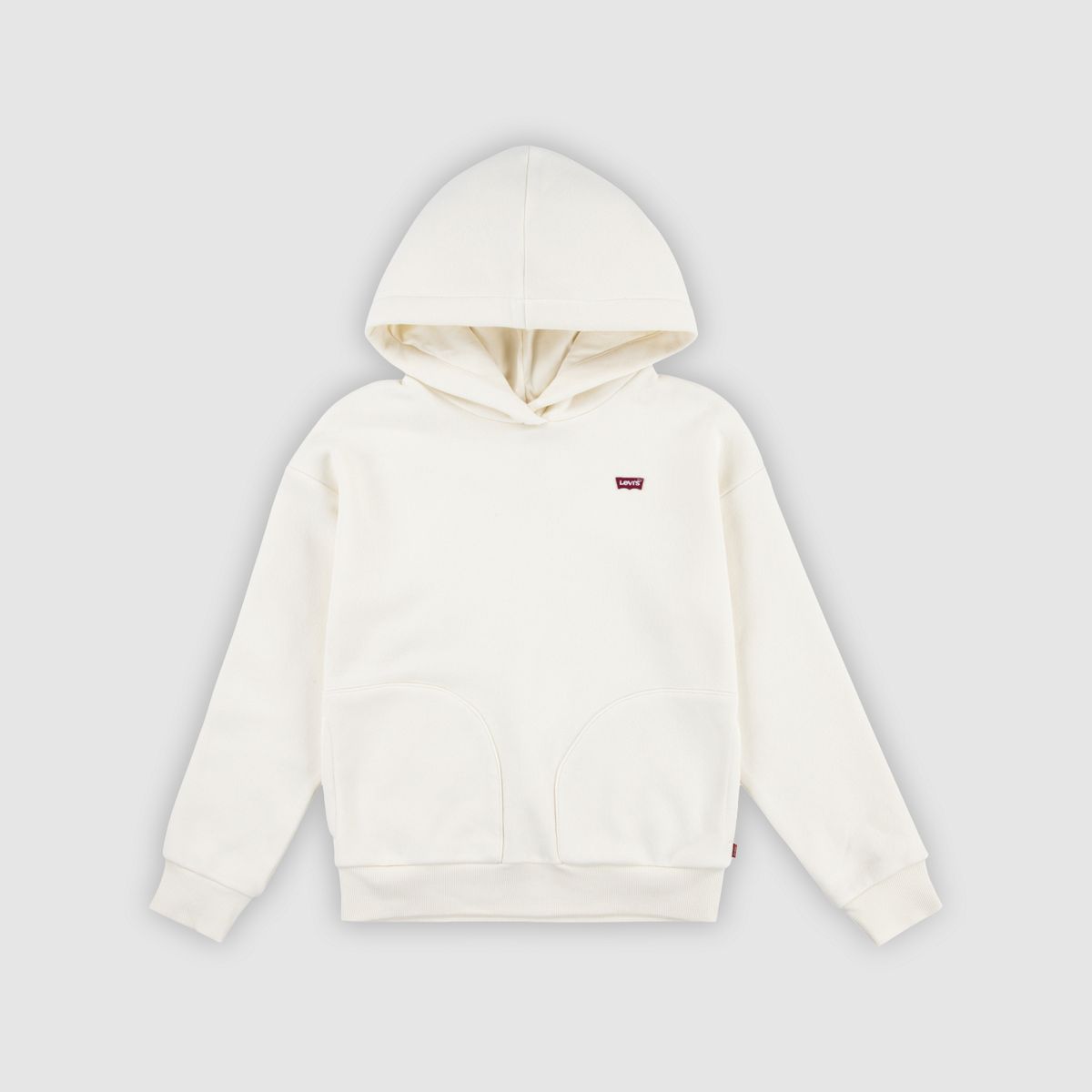 Teenager Levis Collegiate Hoodie — Levi'S Egret - White